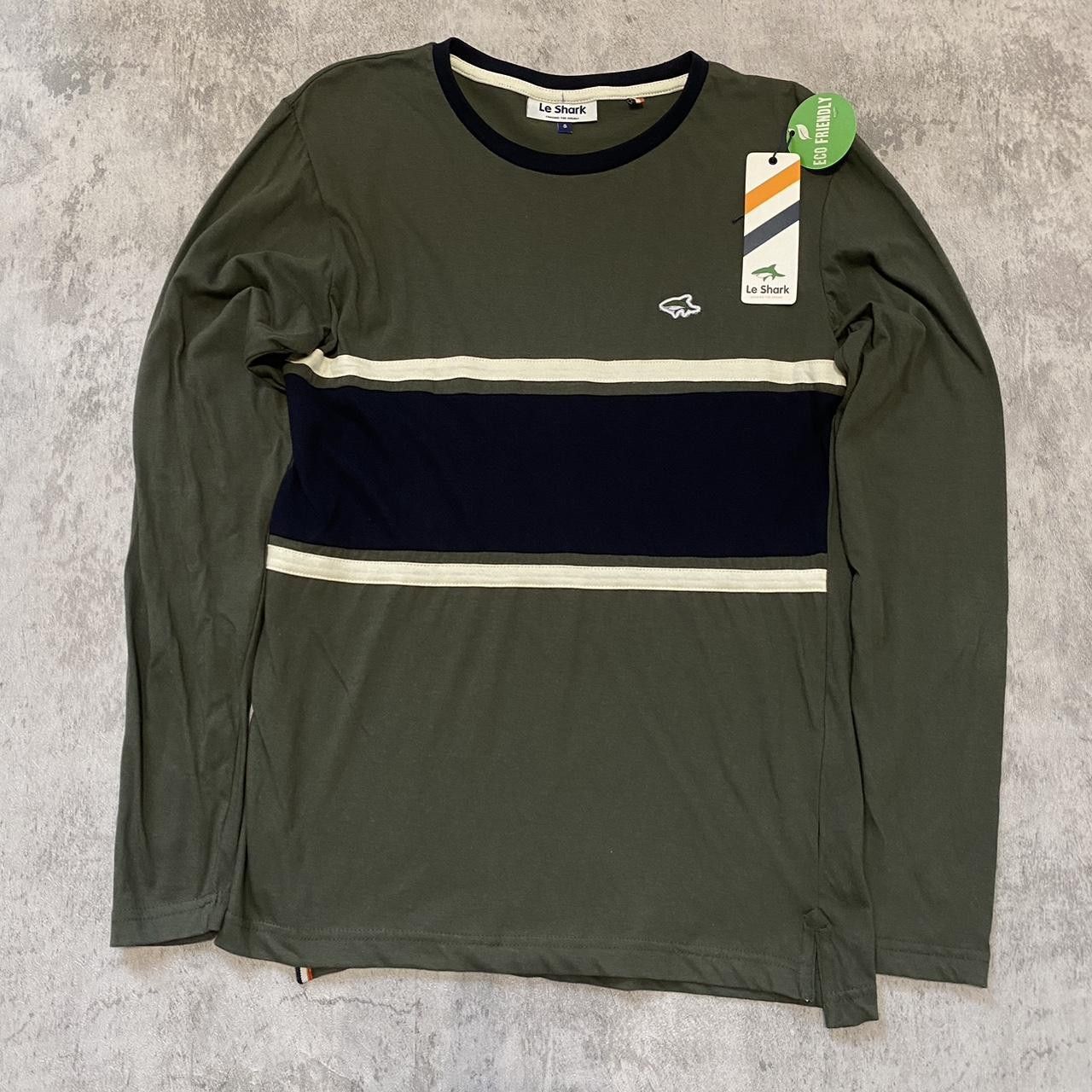 Other Green La Shark long sleeve shirt with blue trim Size US S / EU 44-46 / 1 - 1 Thumbnail