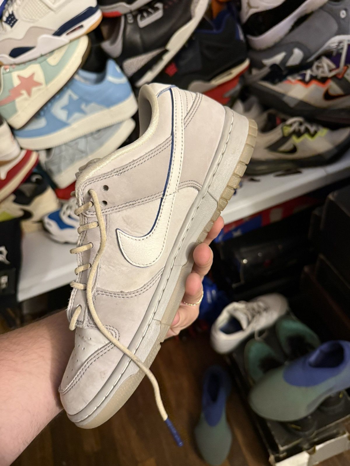 Nike Nike dunk low pure platinum size 9.5 Size US 9.5 / EU 42-43 - 3 Thumbnail