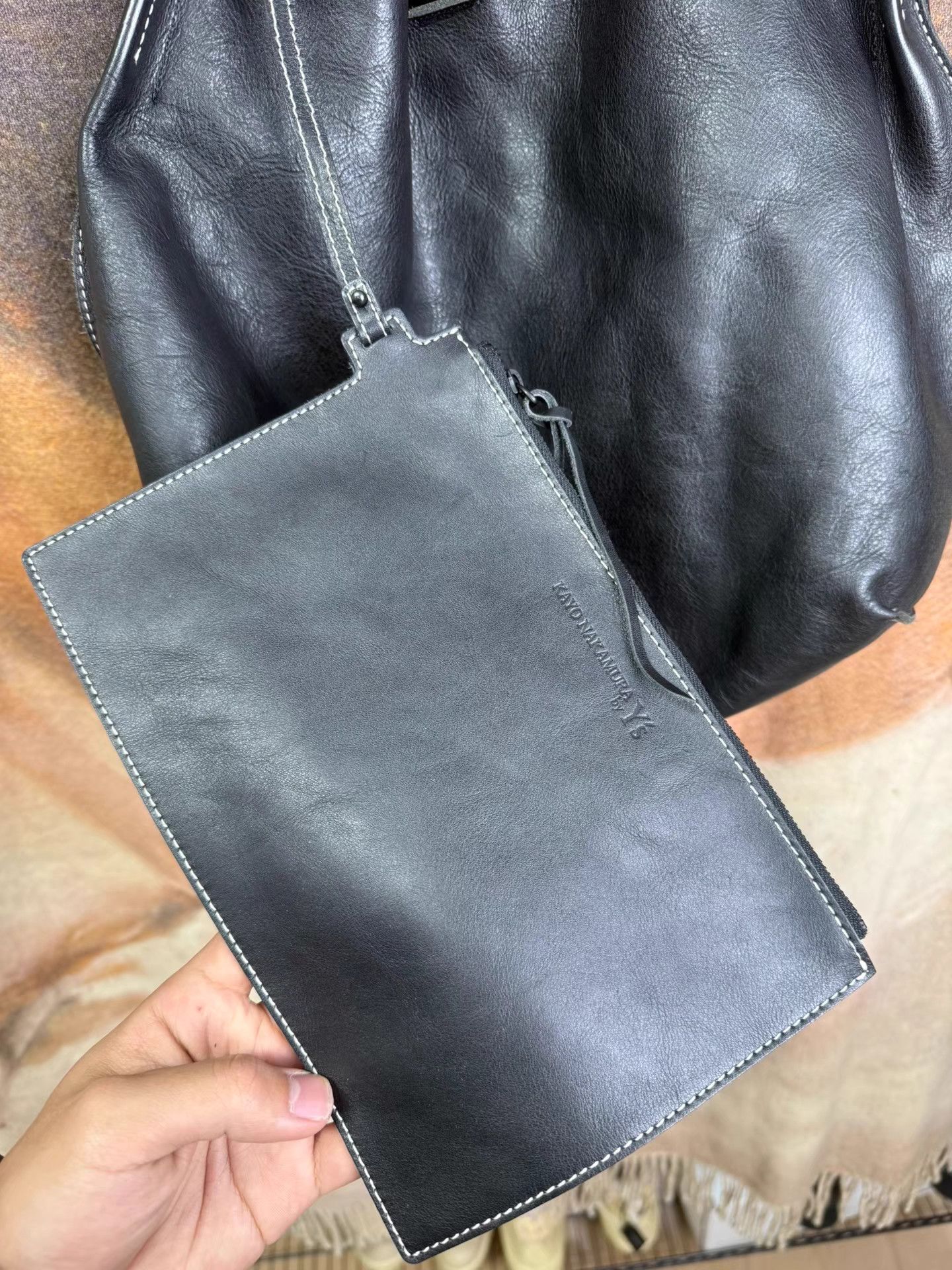 Yohji Yamamoto Yohji Yamamoto Y's Hobo Bag K20 Size ONE SIZE - 7 Thumbnail
