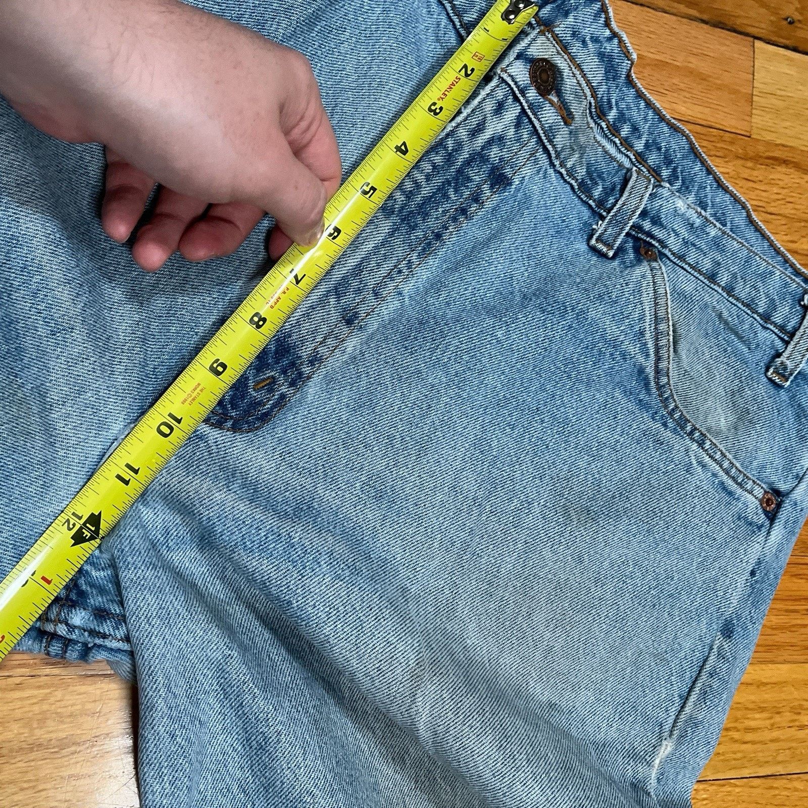 Levi's VTG 90s Levi's 550 Orange Tab Jeans Mens Relaxed Fit Tapered Size US 37 - 5 Thumbnail