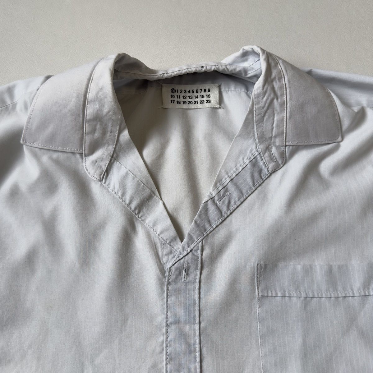 Maison Margiela S/S 1999 Artisanal ⓪ ‘Flat’ Shirt Size US L / EU 52-54 / 3 - 6 Thumbnail