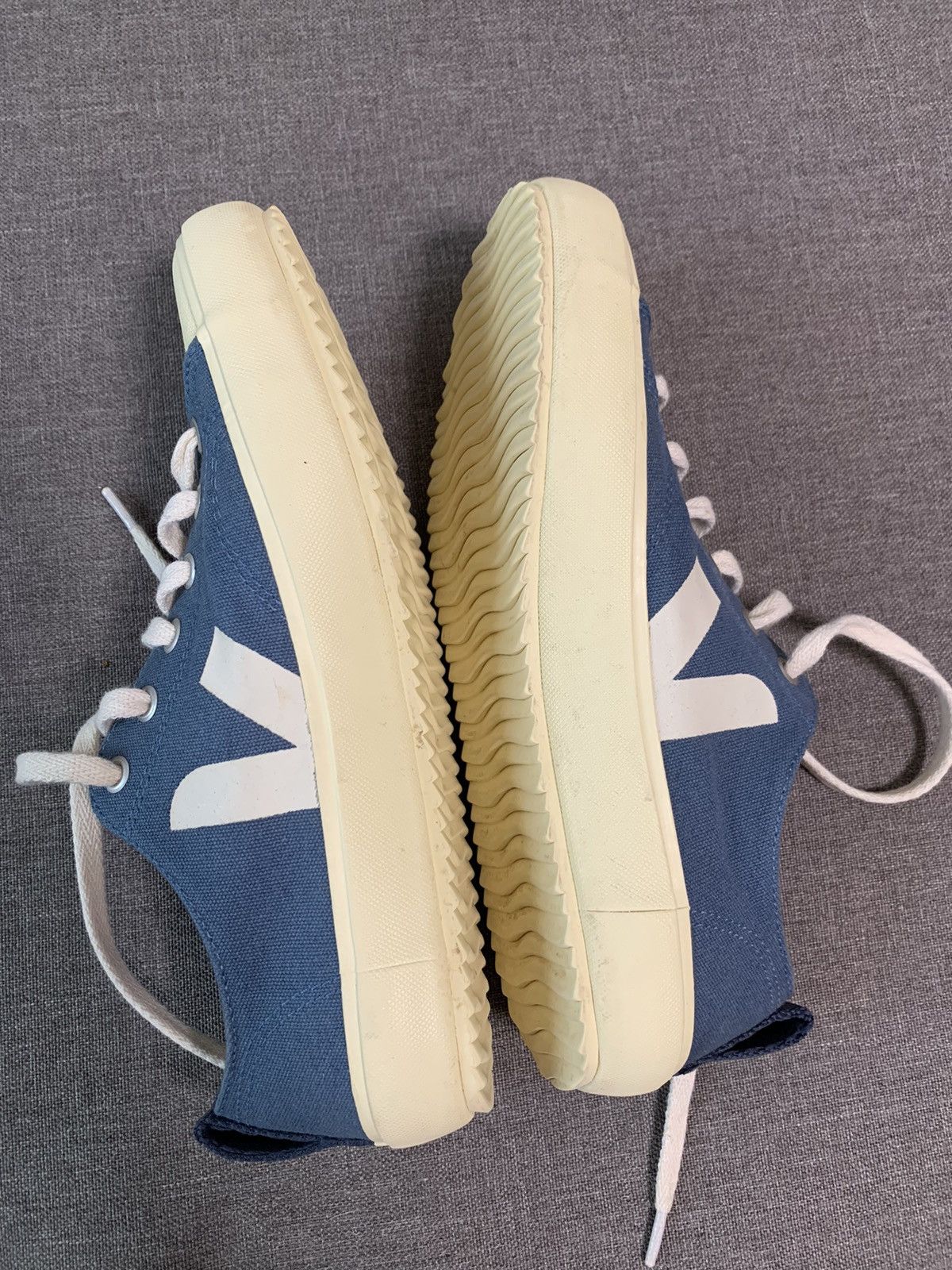 Veja Veja Nova Canvas Low Top Trainer Sneakers Blue Size 38 Size US 8 / IT 38 - 7 Thumbnail