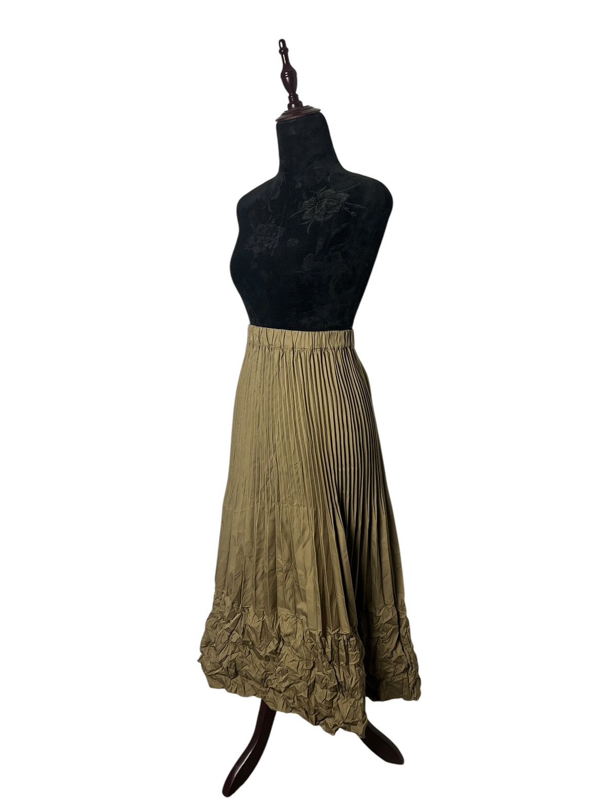 Issey Miyake Ne-Net Pleated Wrinkles Maxi Skirt Size 29" - 1 Thumbnail