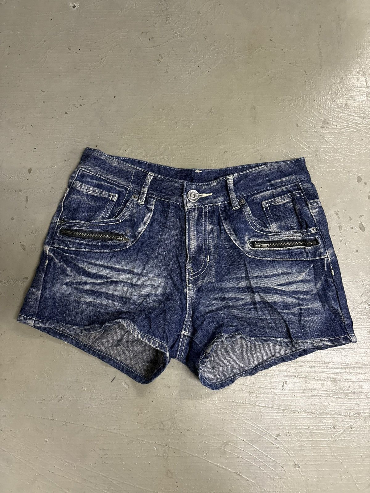 If Six Was Nine RNA H Naoto Acid Wash Japanese brand Denim shorts Size 30" / US 8 / IT 44 - 1 Thumbnail