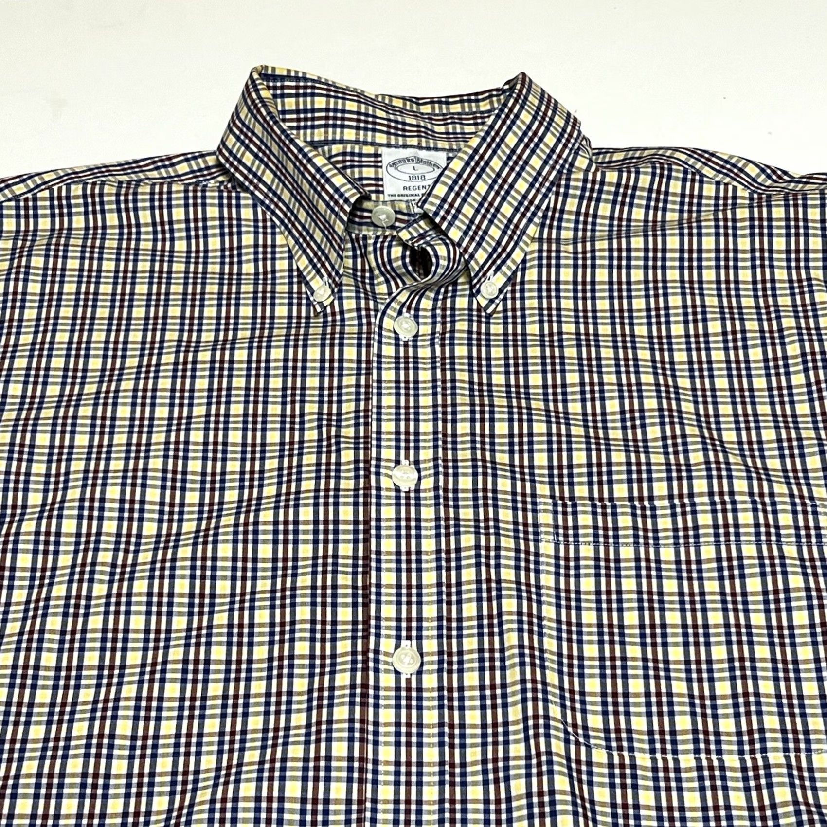 Brooks Brothers Brooks Brothers 1818 Regent Long Sleeve Supima Cotton Button Shirt Mens L Size US L / EU 52-54 / 3 - 2 Thumbnail