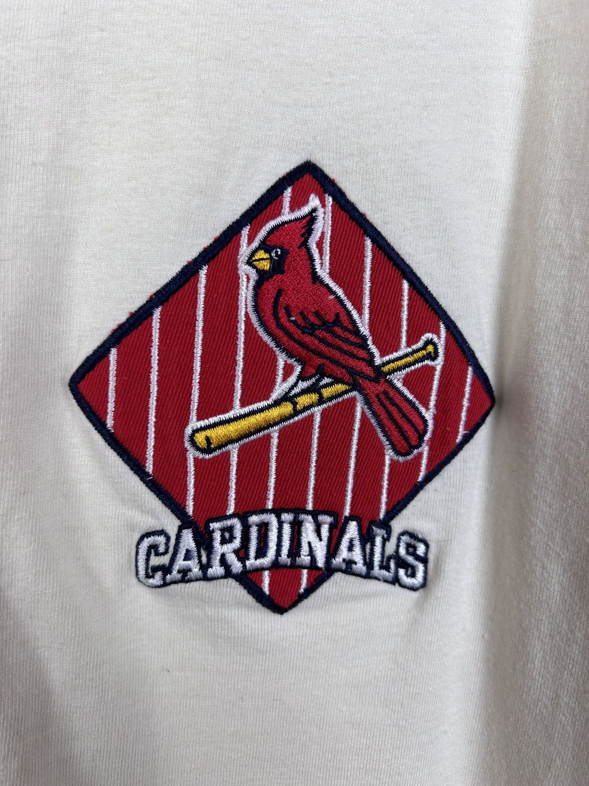 MLB 80s Vintage St. Louis Cardinals Button Up MLB Shirt Size US M / EU 48-50 / 2 - 3 Thumbnail