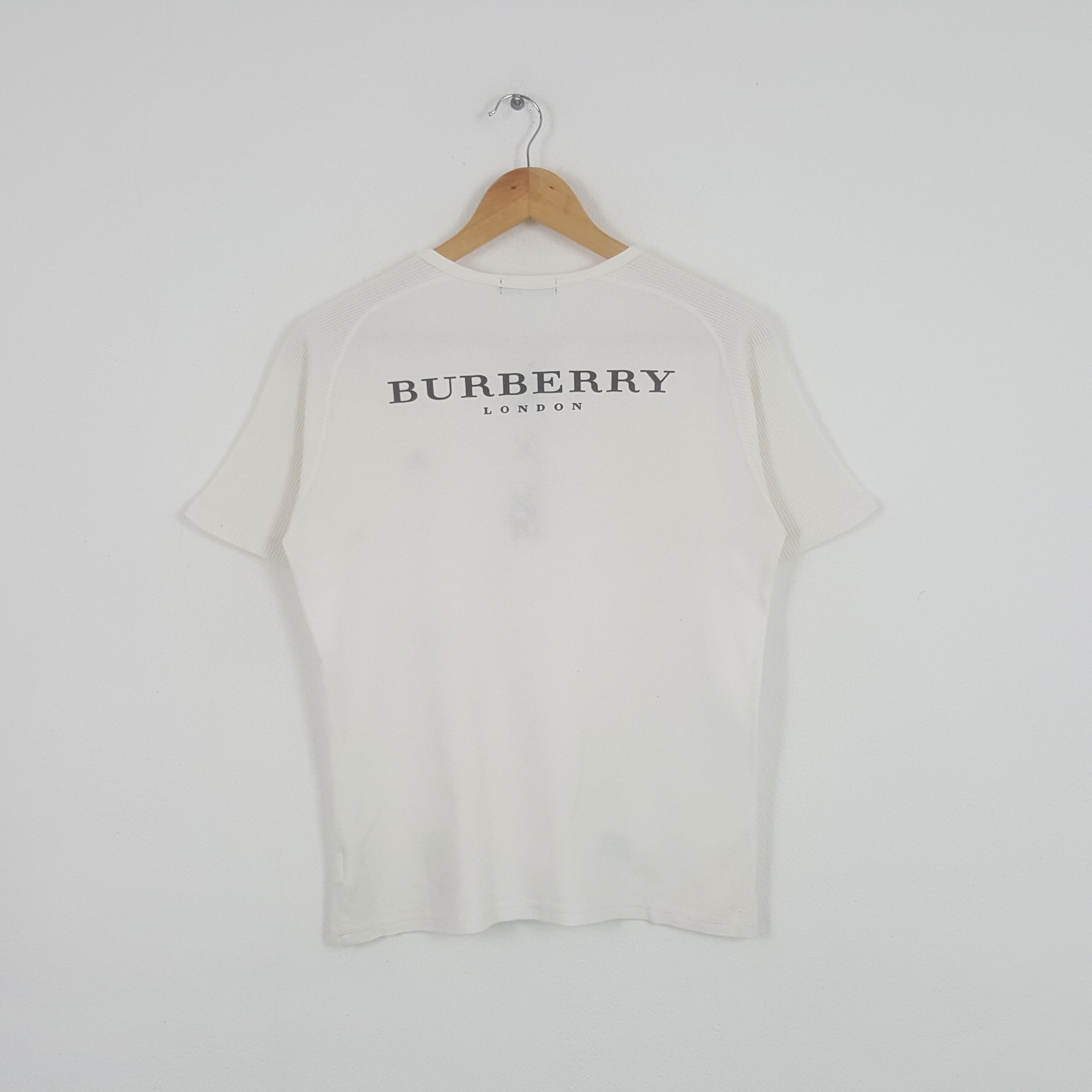 Vintage Burberry London Luxury Brand Custom Art Tshirt