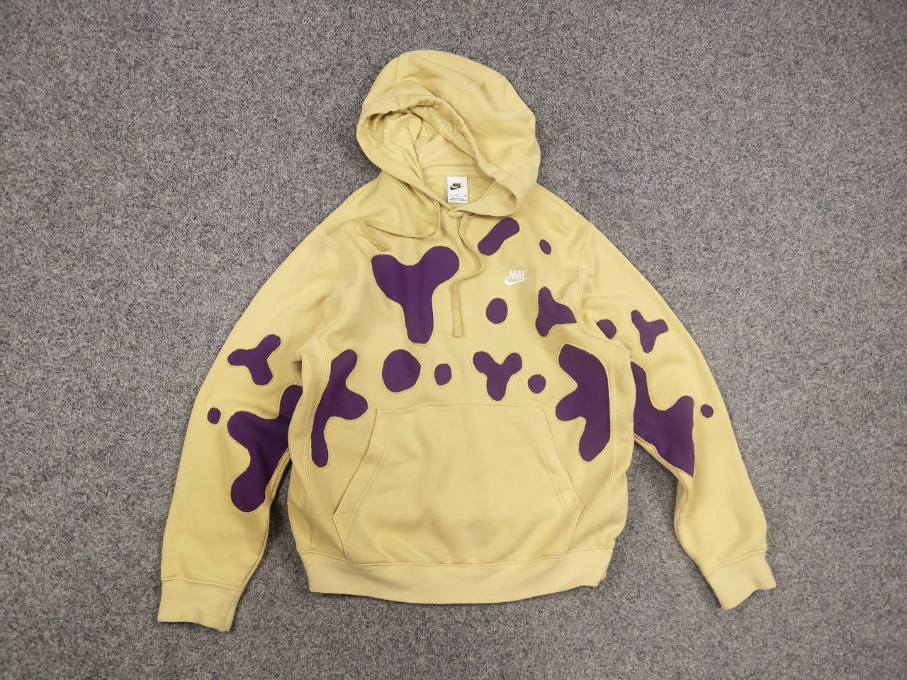 Nike Rare Nike skeleton Logo vintage reworked Hoodie Y2K Style Size US S / EU 44-46 / 1 - 8 Thumbnail