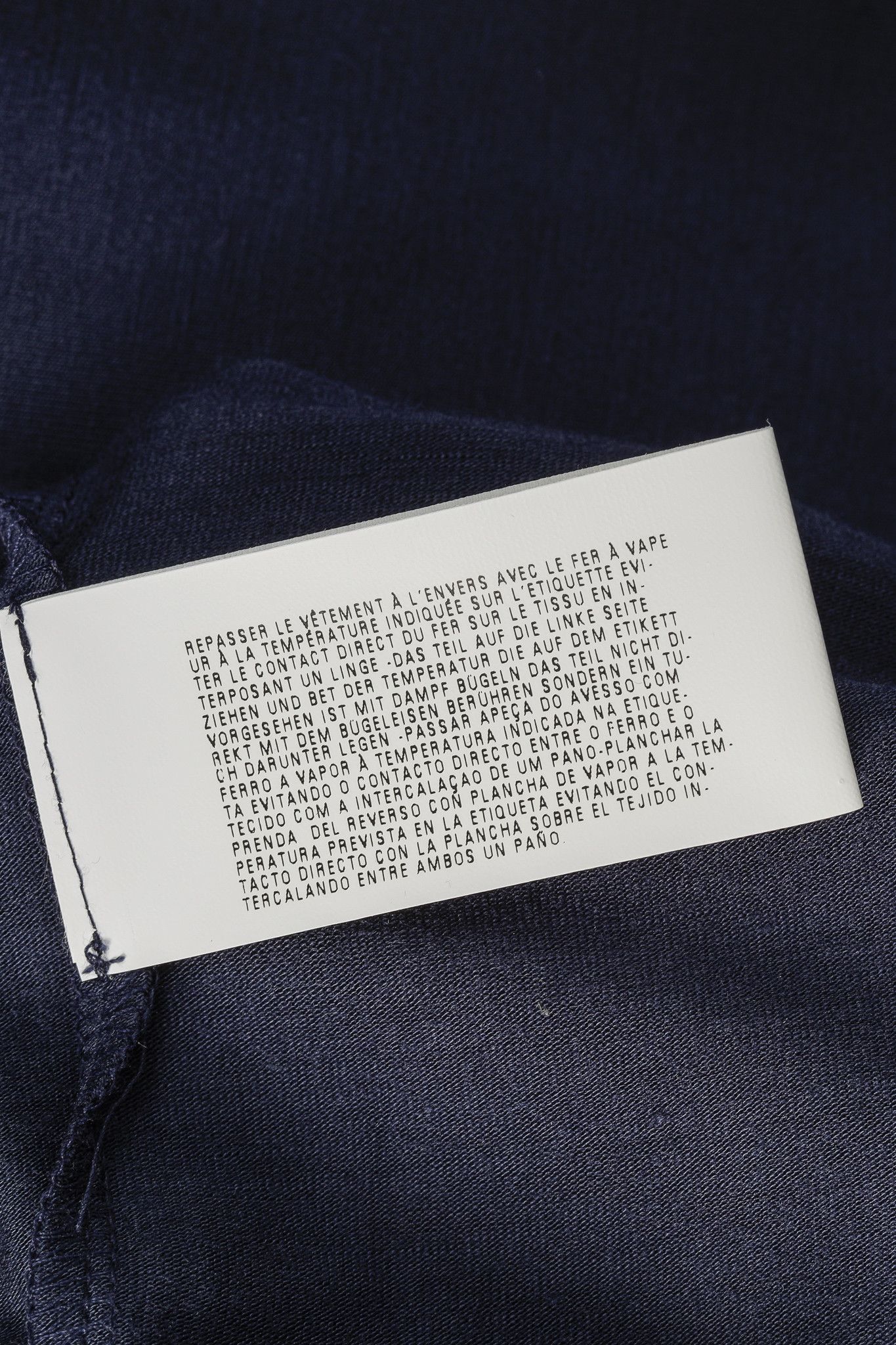 Armani Collezioni Armani Collezioni Navy Bamboo-Jersey T-Shirt Size US L / EU 52-54 / 3 - 7 Thumbnail