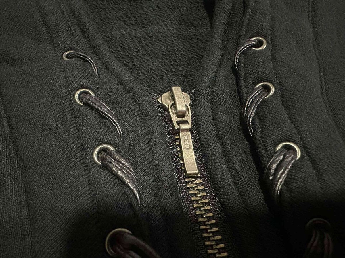 If Six Was Nine × Japanese Brand × KMRii 🔥Sixk Japanese Y2K Laces Up Double Layer Half Zip Shirt Size US XL / EU 56 / 4 - 8 Thumbnail