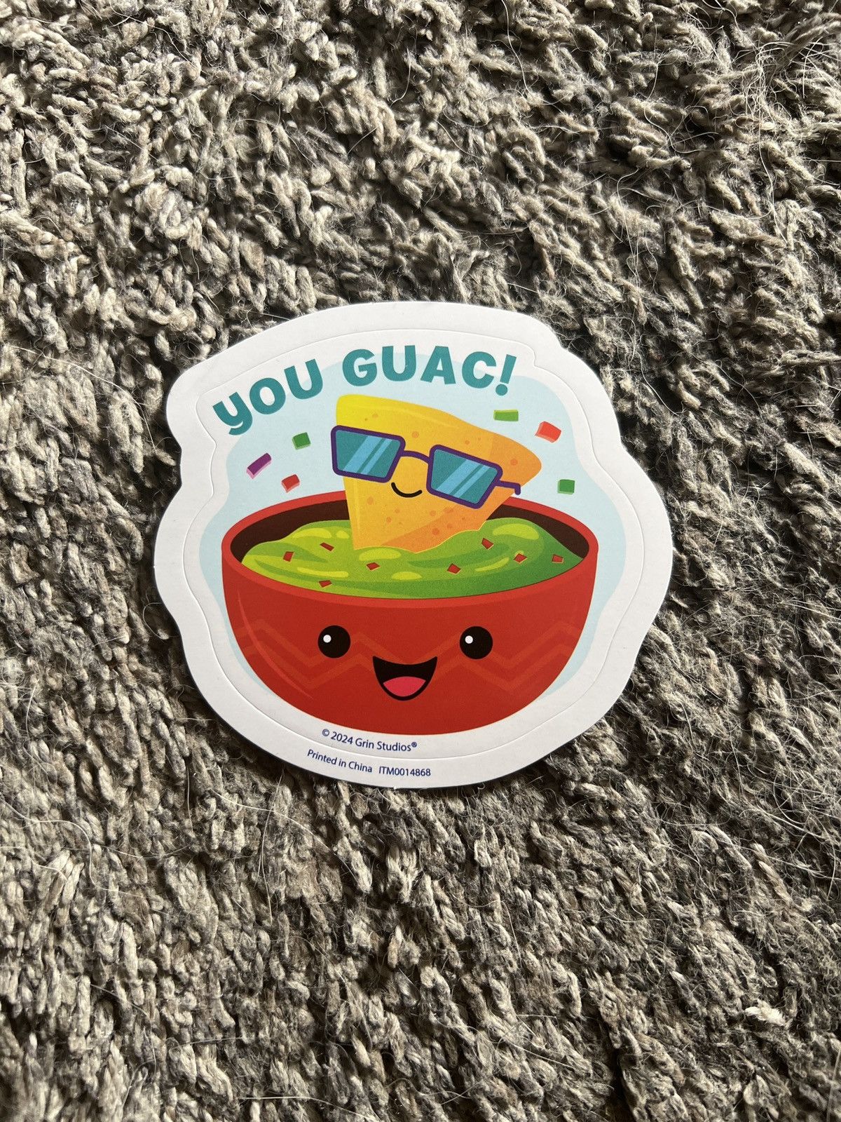 Hypebeast 2024 Grin Studios You Guac! Sticker Size ONE SIZE - 1 Thumbnail