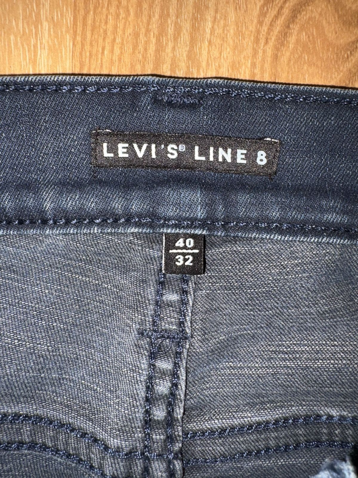 Levi's Vintage Clothing Levi’s Line 8 "Detective" 513 Slim Straight Denim Jeans Size US 40 / EU 56 - 6 Thumbnail