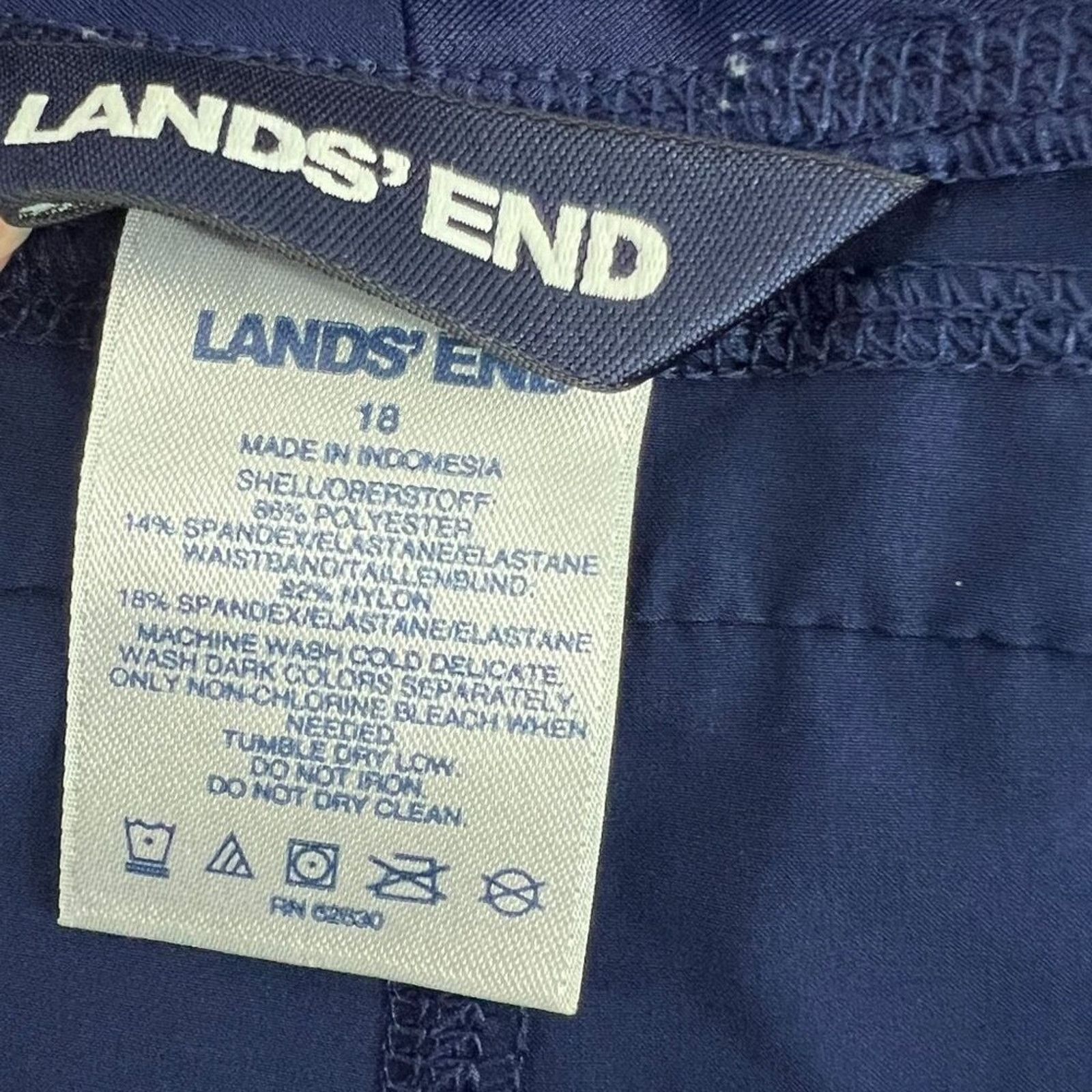 Lands' End Lands End Deep Ocean Bleu Comfort Swim Short 5" Inseam Sz 18 Size XXL / US 16-18 / IT 52-54 - 2 Thumbnail