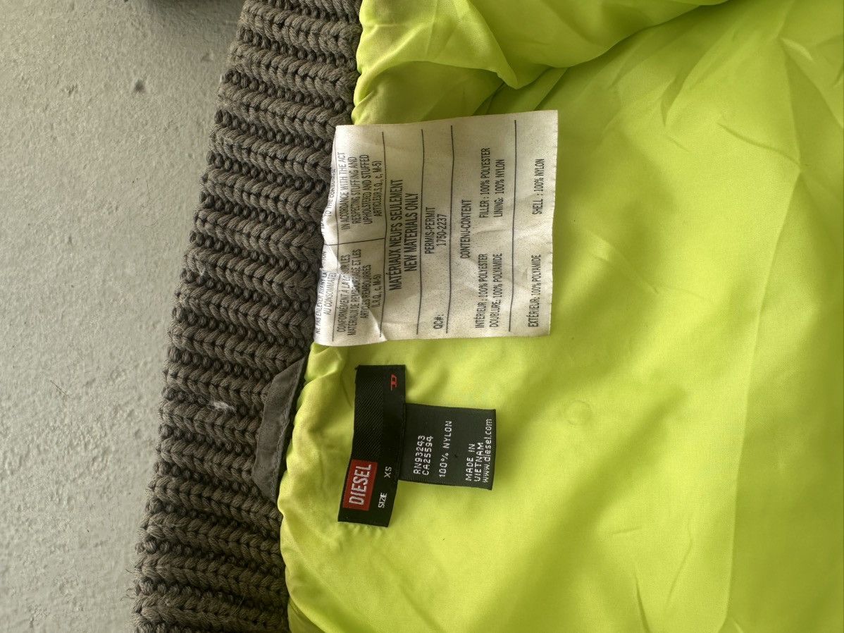 Diesel Diesel Olive Green Puffer BomberWomen's y2k 90s XS Size XS / US 0-2 / IT 36-38 - 8 Thumbnail