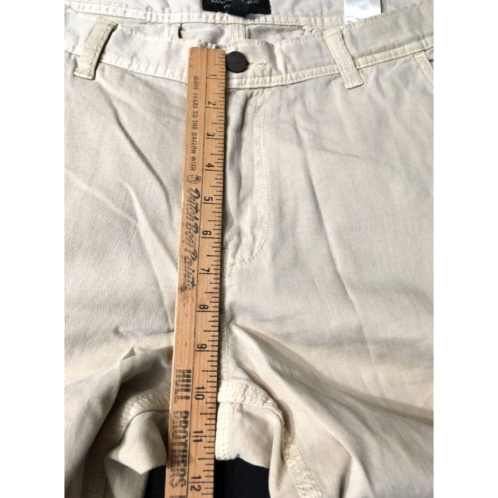 Banana Republic Banana Republic Pants Mens 34 Beige Athletic Flat Front Chino Pockets Stretch Casual Workwear Regular Inseam 27 Brushed Cotton Modal Spandex Tapered Size US 34 / EU 50 - 3 Thumbnail