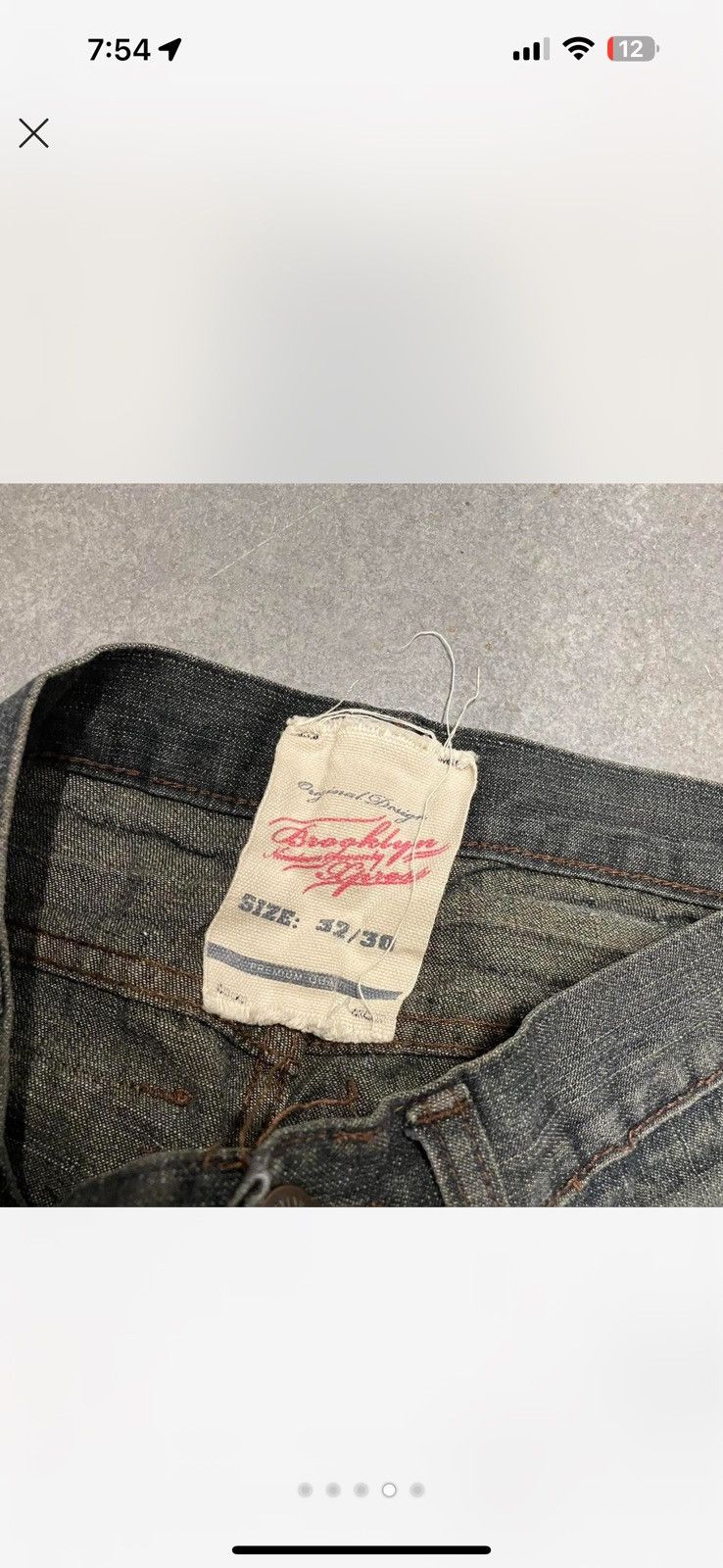 Vintage Skater Grunge Faded Jeans Size US 32 / EU 48 - 4 Thumbnail