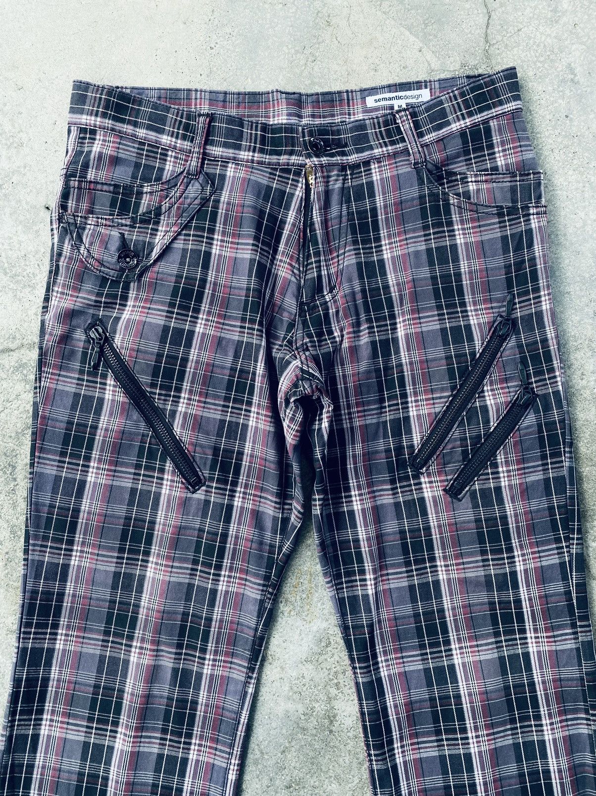semanticdesign Vintage Semantic Design Plaid Rare Pants Size US 31 - 3 Thumbnail