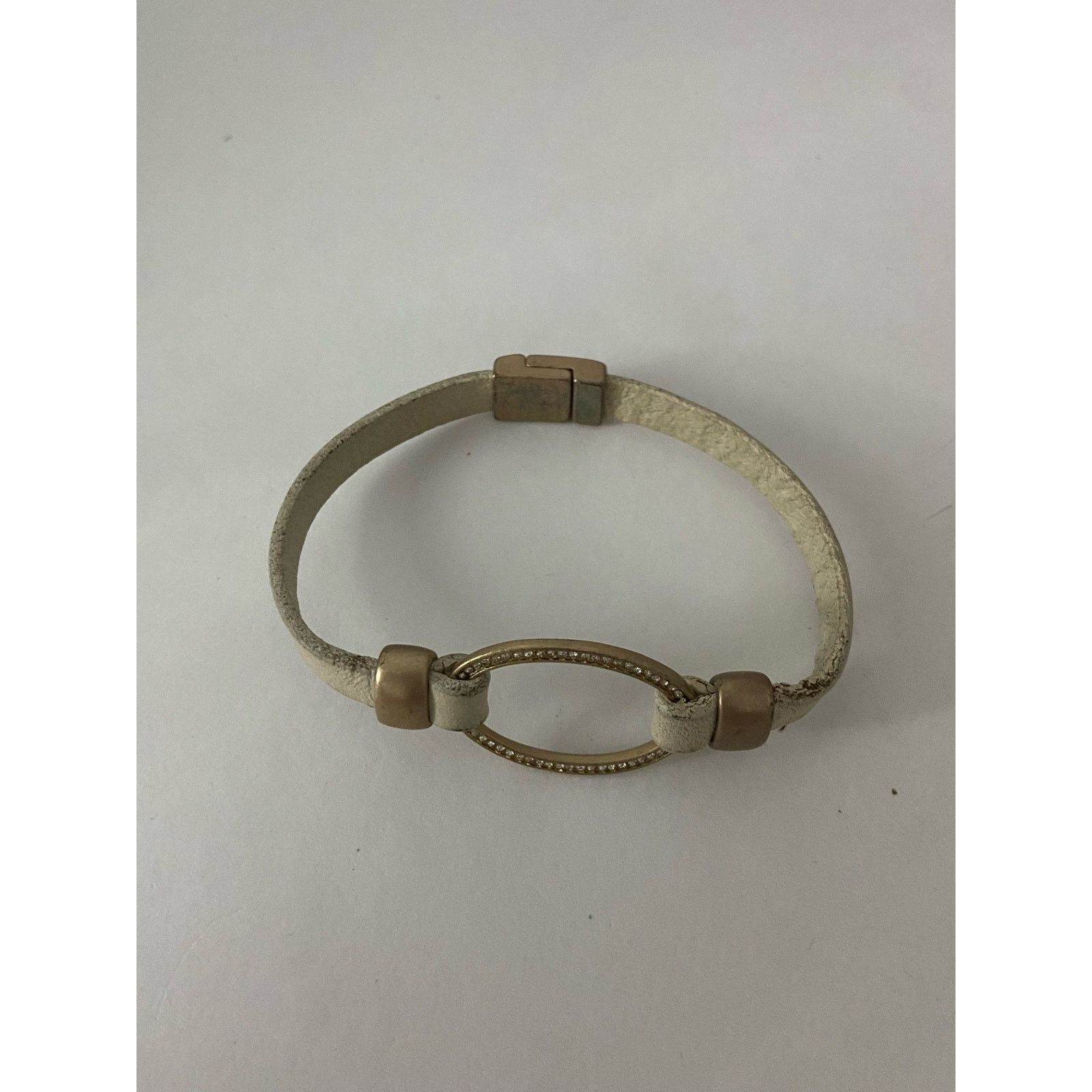 Other faux leather Bracelet with Rhinestones Size ONE SIZE - 3 Thumbnail