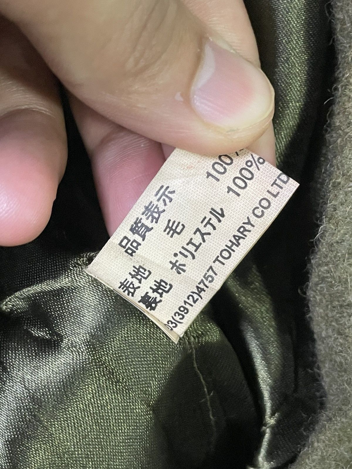 Designer × Vintage Vintage Spica Wool Cashmere Style Coat (48) Size XS / US 0-2 / IT 36-38 - 7 Thumbnail