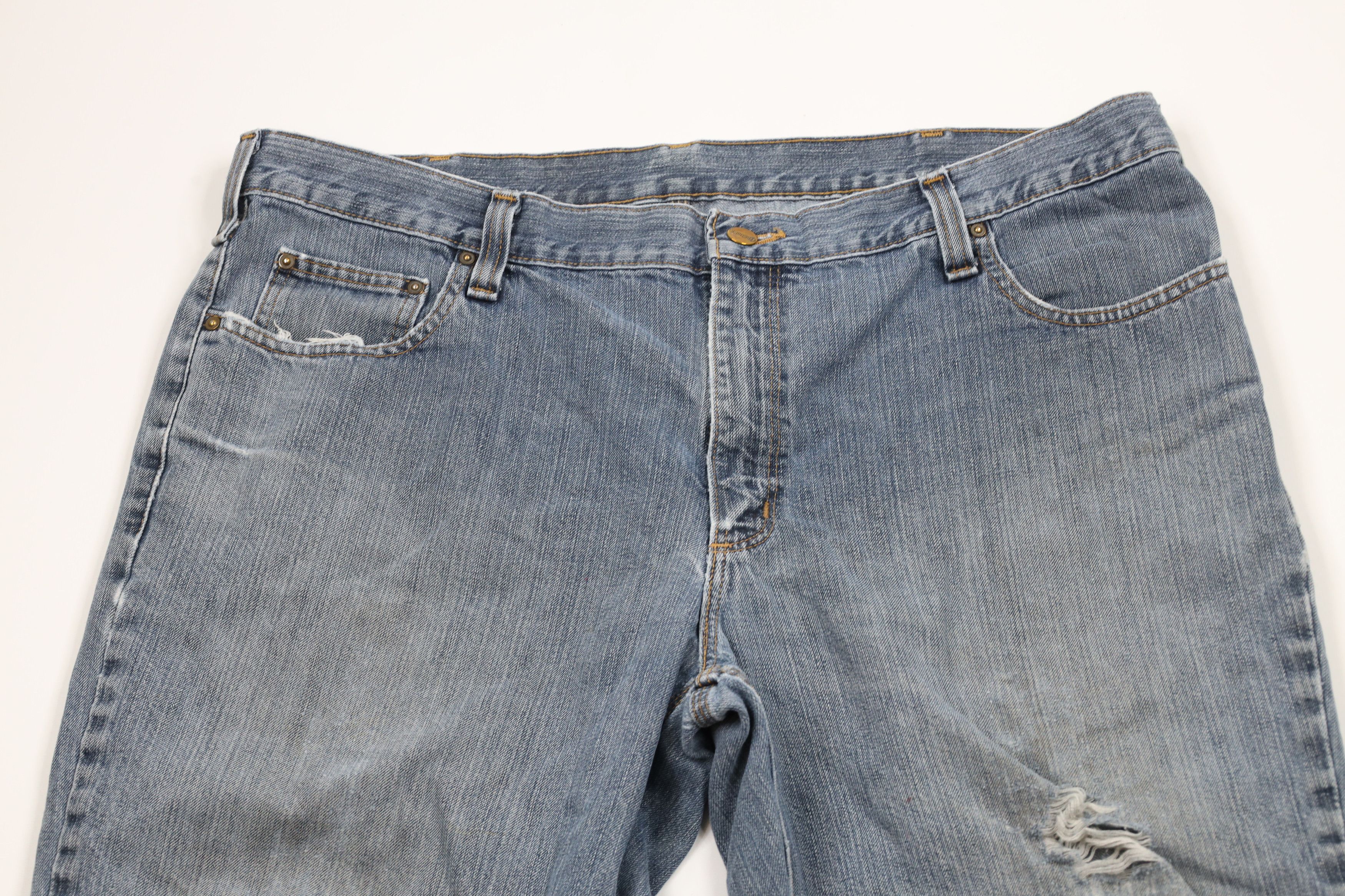Carhartt × Vintage Vintage Y2K Carhartt Spell Out Relaxed Fit Denim Jeans Size US 40 / EU 56 - 2 Thumbnail