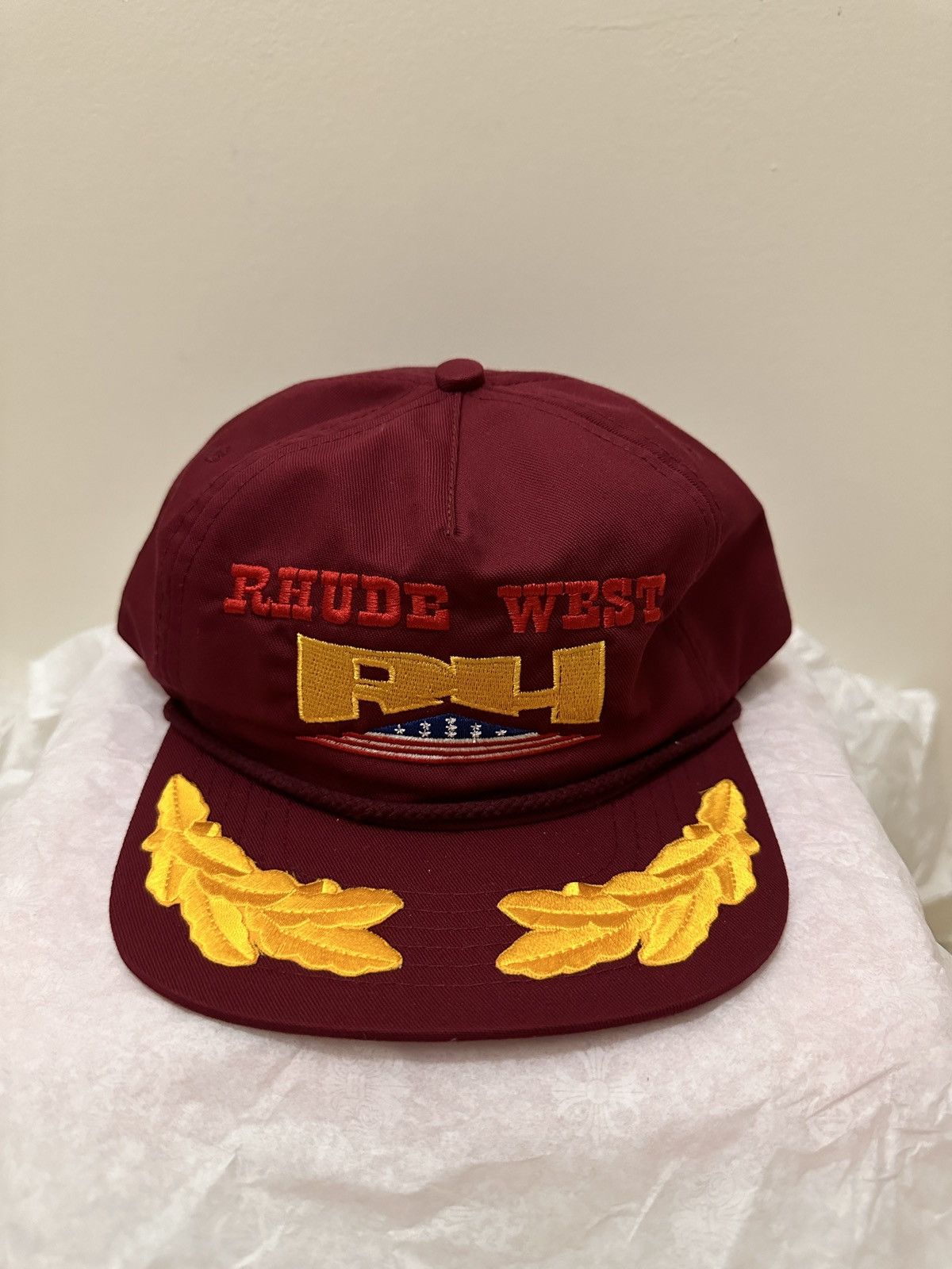 Rhude Rhude Trucker Hat Red Size ONE SIZE - 1 Thumbnail