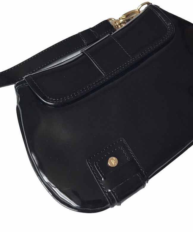 Ferre Ferre Patent Leather Clutch Bag Black Size ONE SIZE - 5 Thumbnail