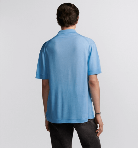 Dior o1w1db11225 493M80 Polo Shirt in Blue Size US M / EU 48-50 / 2 - 6 Thumbnail