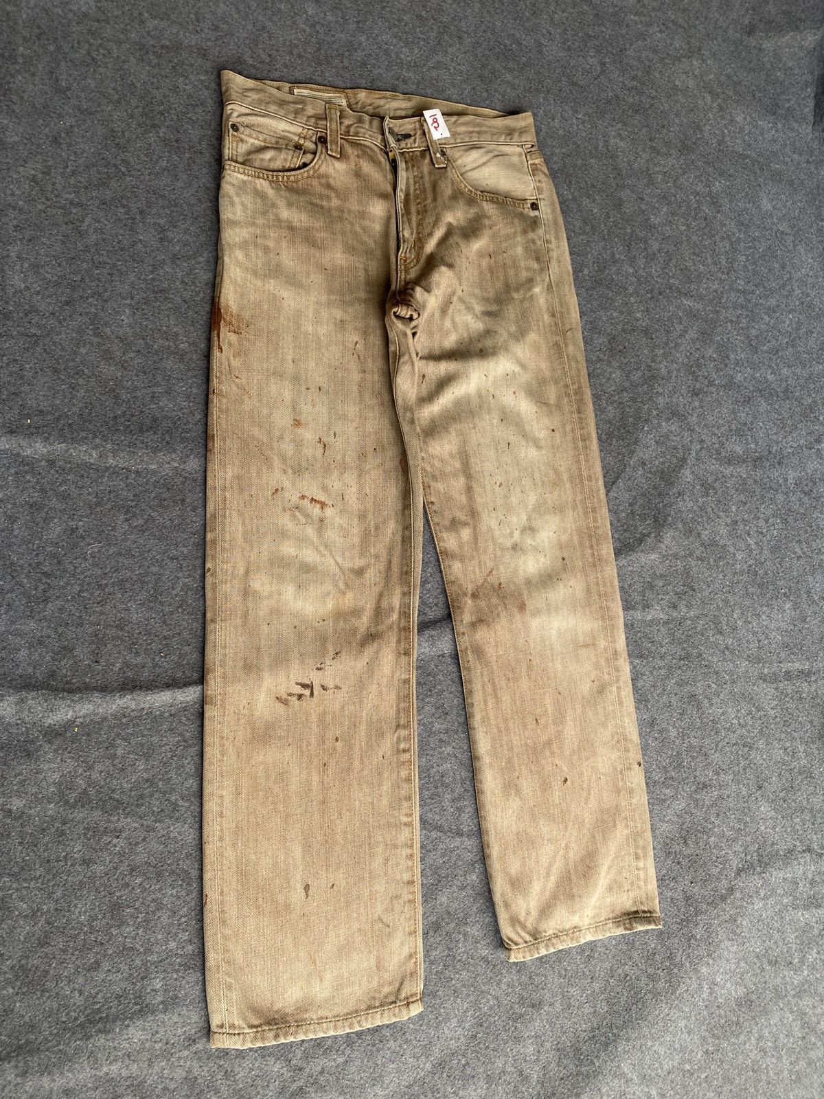 Edwin × PPFM Vintage edwin 503 blue trip denim Size US 31 - 5 Thumbnail