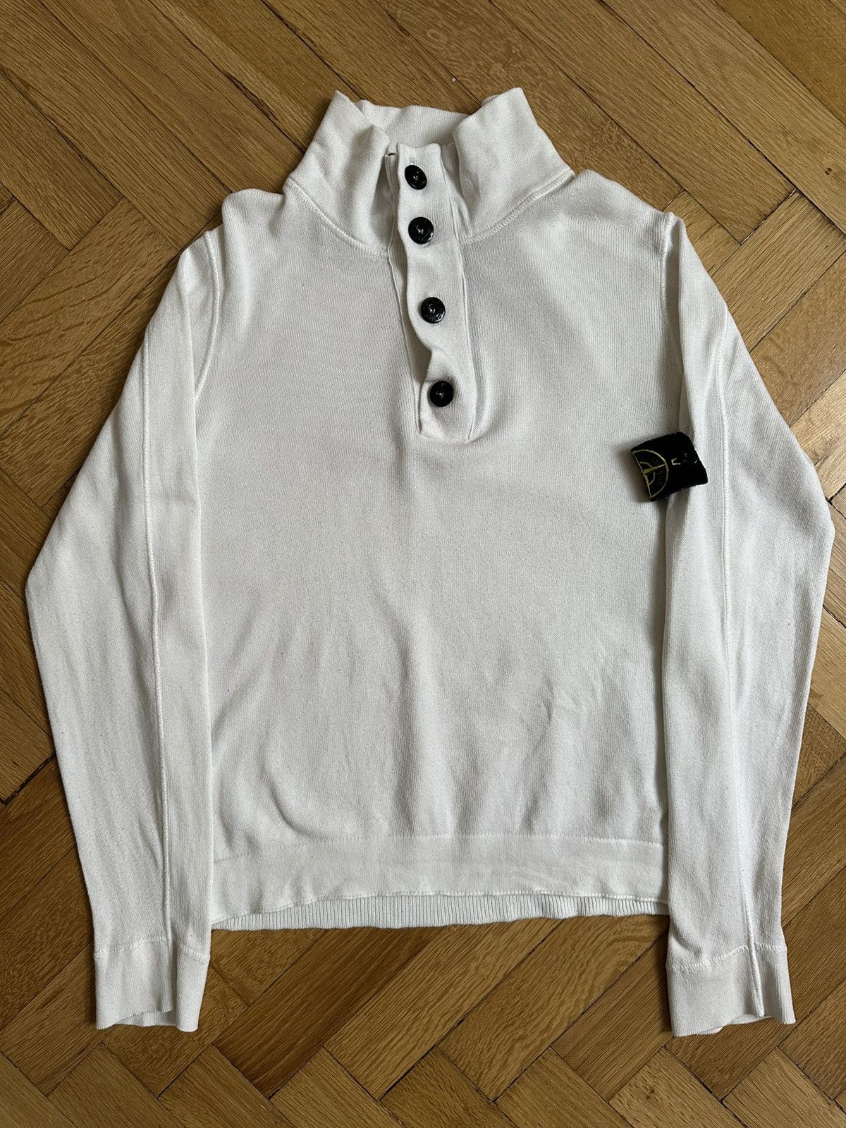 Stone Island Stone Island Vintage 00s Luxury Cotton Sweater Size US M / EU 48-50 / 2 - 7 Thumbnail