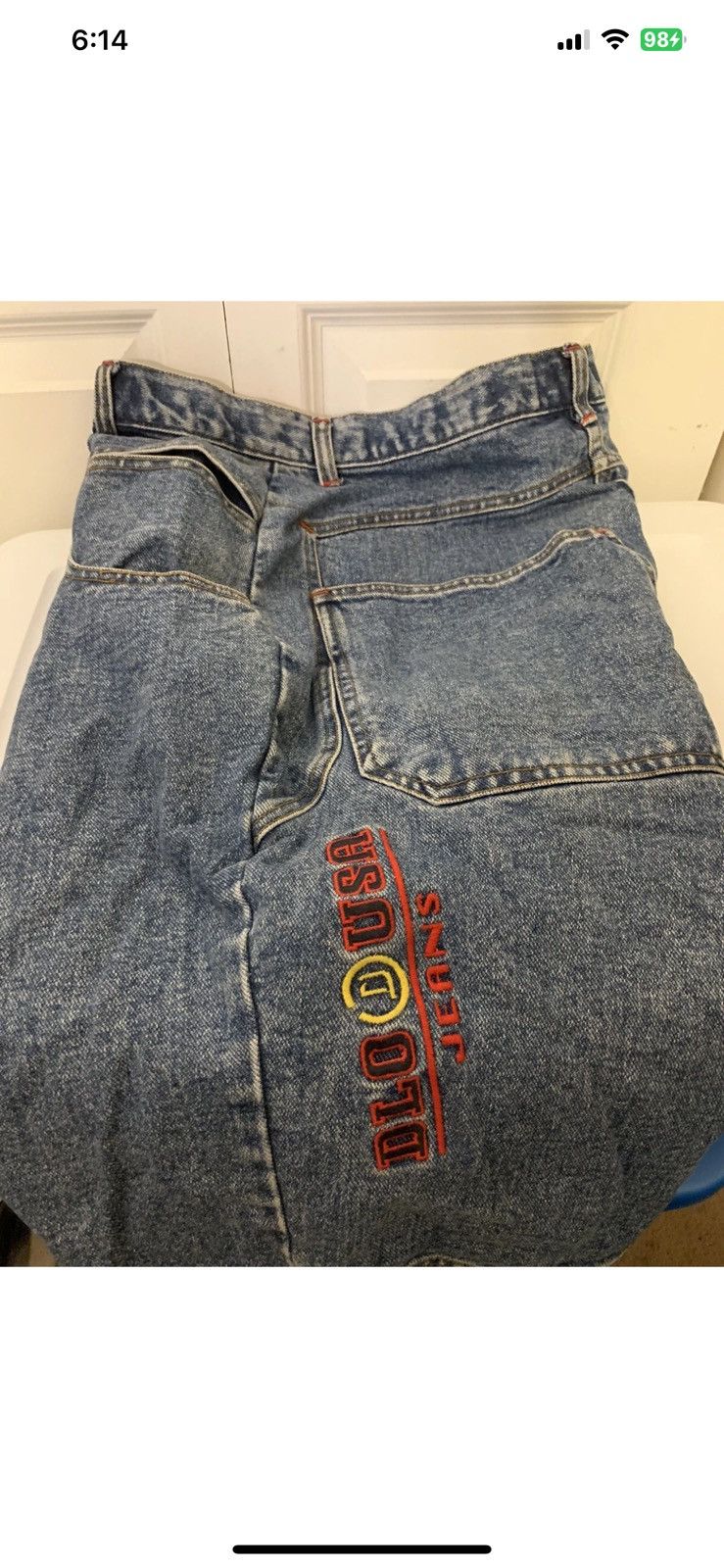 Other Vintage DLO-NYC mens sz 36 x 14 carpenter denim jean shorts Size US 36 / EU 52 - 7 Thumbnail