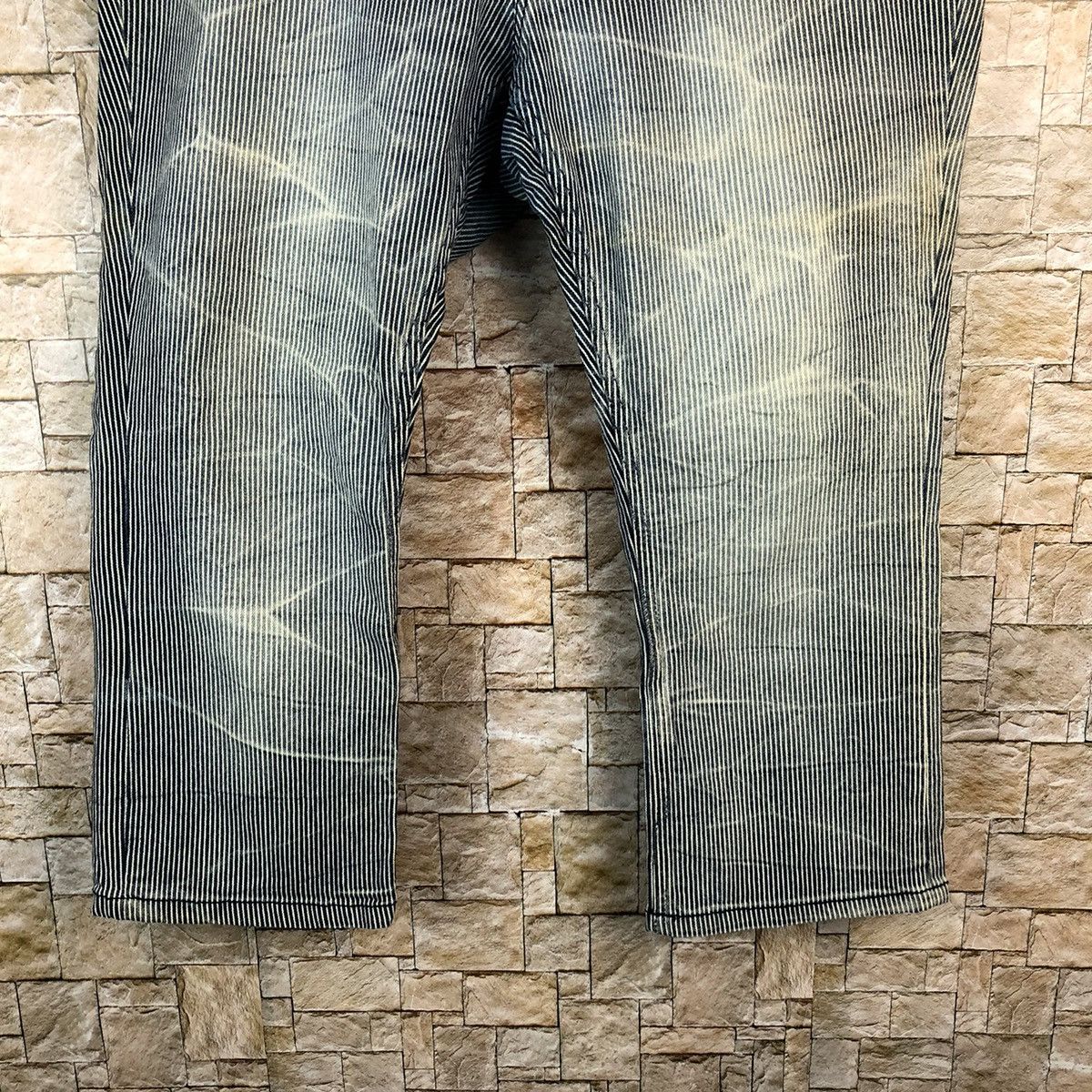 Japanese Brand × Vintage Japanese Brand Blue Stripe Casual Pants #A974 Size US 34 / EU 50 - 6 Thumbnail
