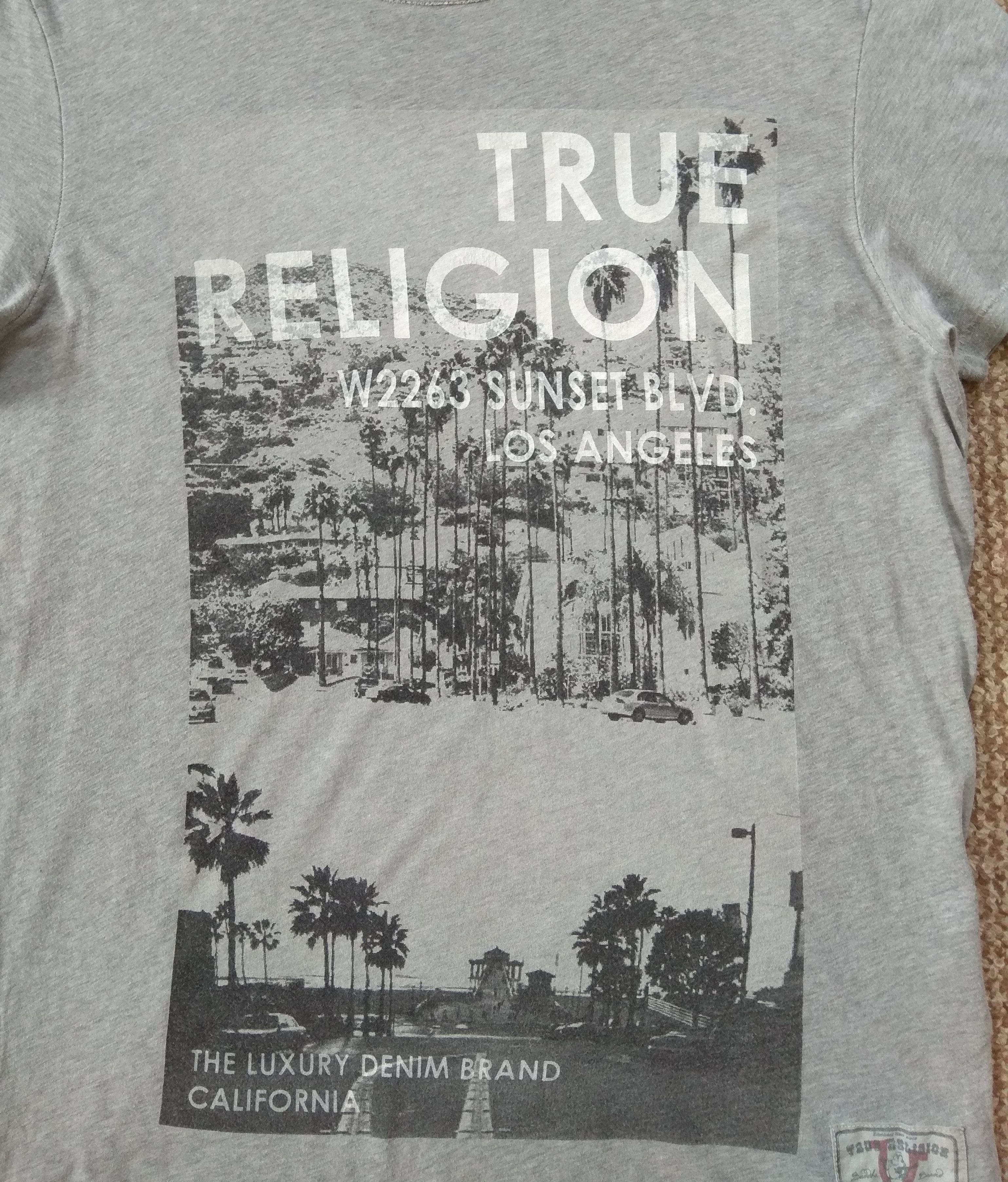 True Religion True Religion Los Angeles Printed Tee T Shirt Size US M / EU 48-50 / 2 - 2 Thumbnail