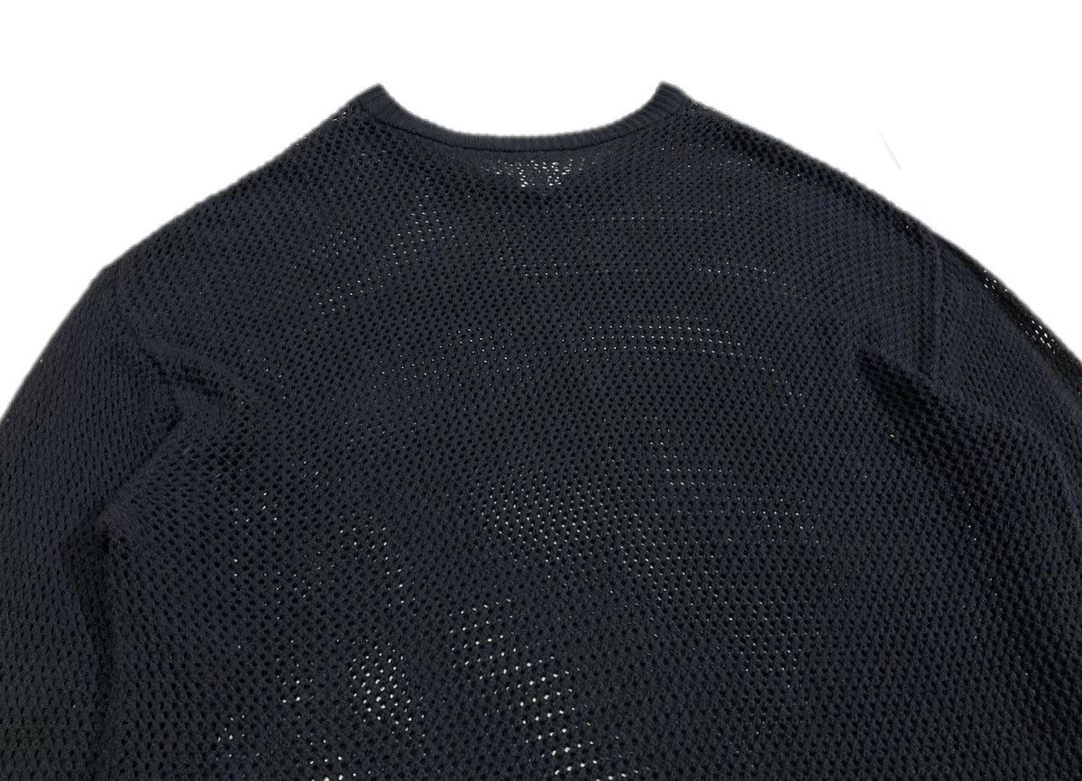 Hysteric Glamour × Japanese Brand × Seditionaries 🔥Sick Y2K Japanese CPCM Mesh Knit Long Sleeve Oversized Size US XL / EU 56 / 4 - 6 Thumbnail