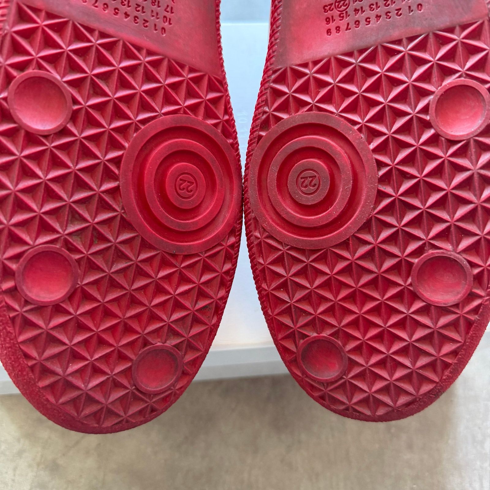 Maison Margiela Maison Margiela Gat Red White Leather Size US 13 / EU 46 - 8 Thumbnail