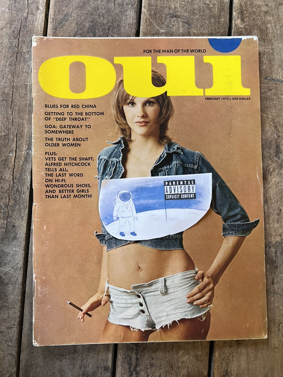 Vintage OUI Magazine “For The Man of The World” February 1973 Issue Size ONE SIZE - 1 Thumbnail