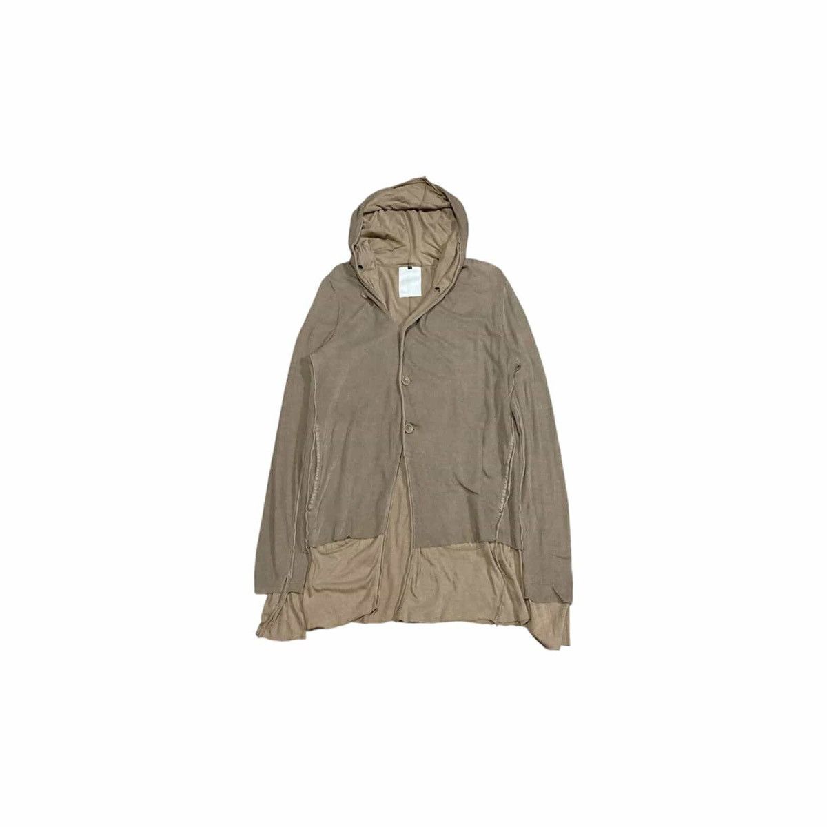 Issey Miyake × Japanese Brand 🔥Sick Y2K One Gravity Diagonal Button Double Layer Cardigan Size US L / EU 52-54 / 3 - 5 Thumbnail