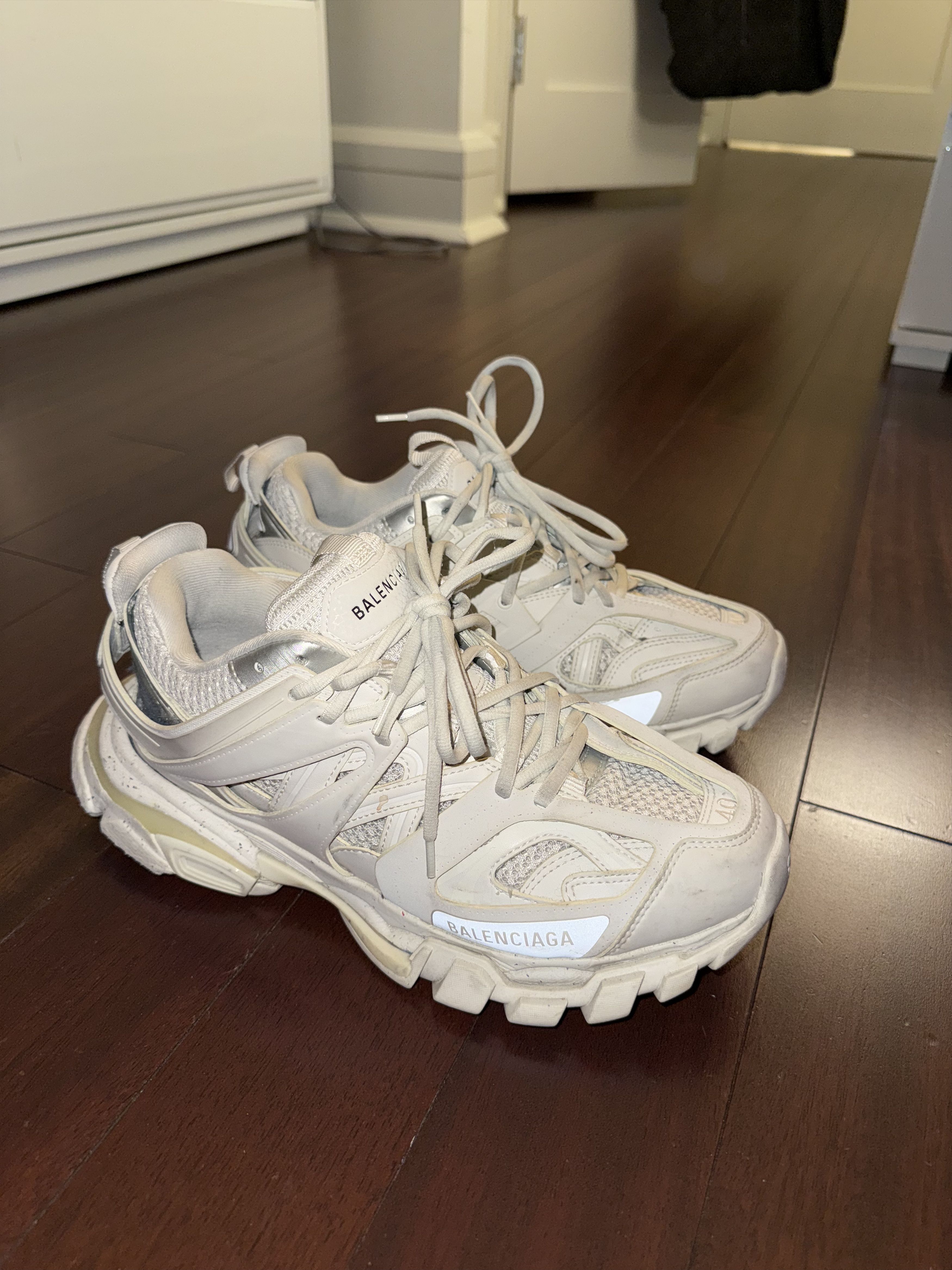 Balenciaga Balenciaga Track Recycled Sneakers - White Size US 10 / IT 40 - 2 Thumbnail