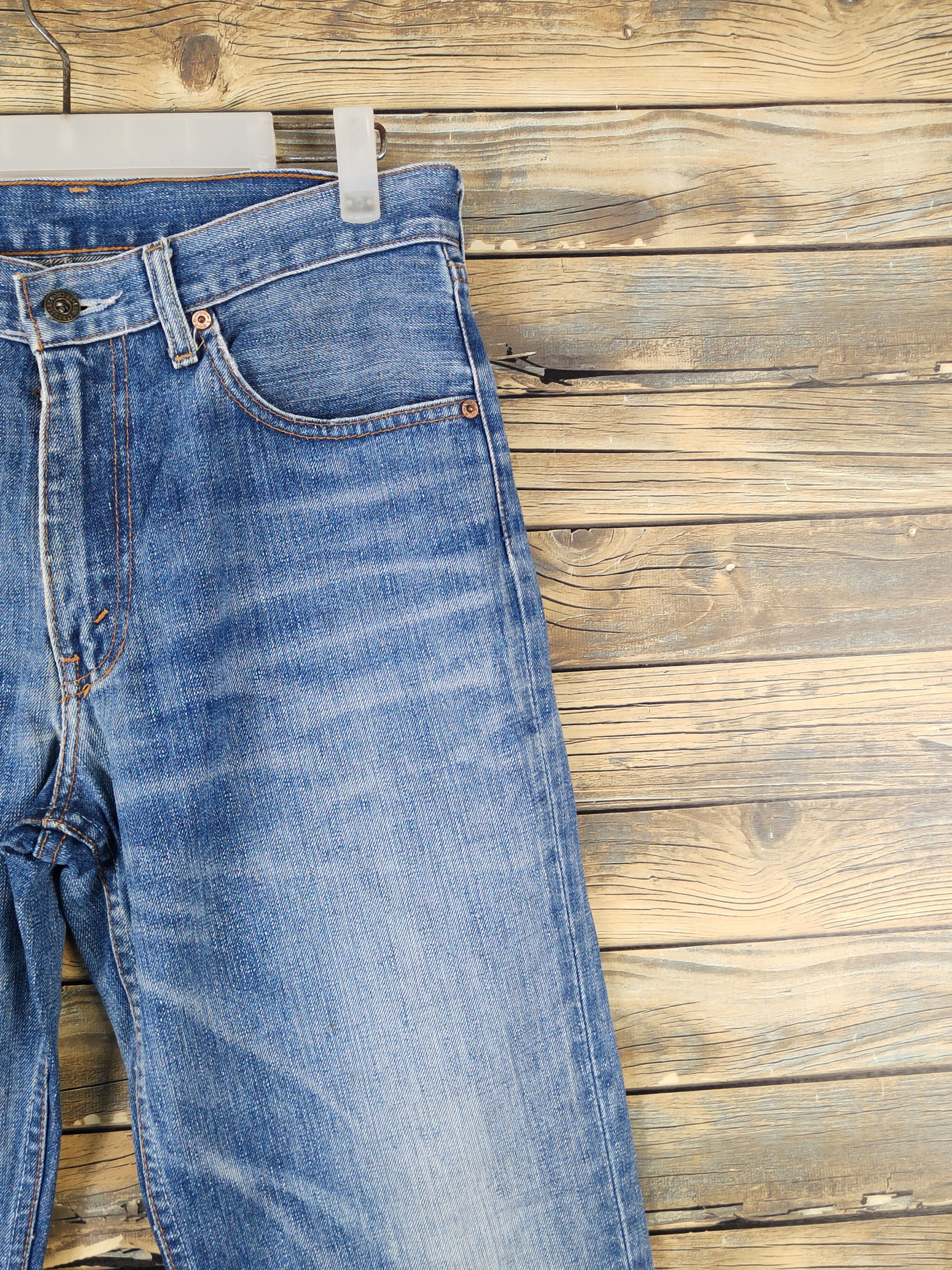 Levi's Levi's Blue Distressed Ripped denim Jeans #W141499 Size US 32 / EU 48 - 5 Thumbnail