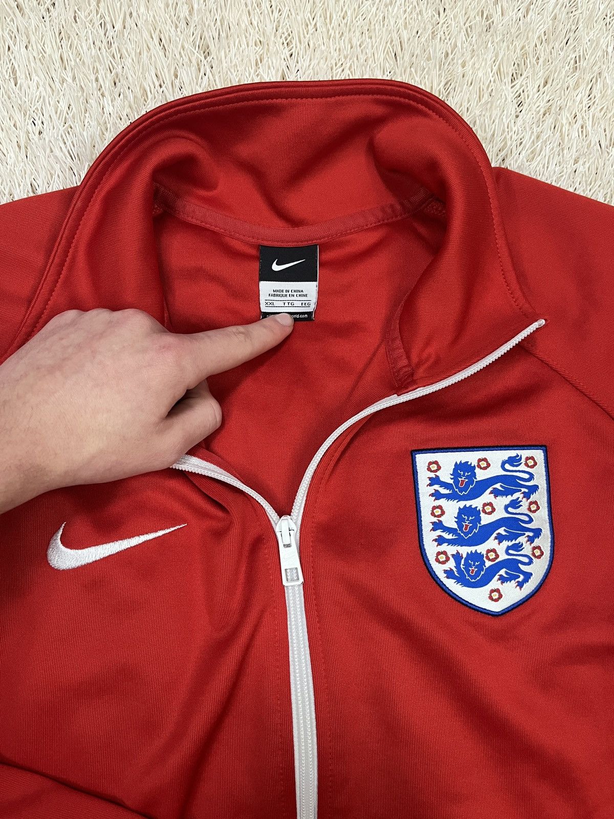 Nike Nike England 2016 2017 Soccer Jacket Size US XXL / EU 58 / 5 - 4 Thumbnail