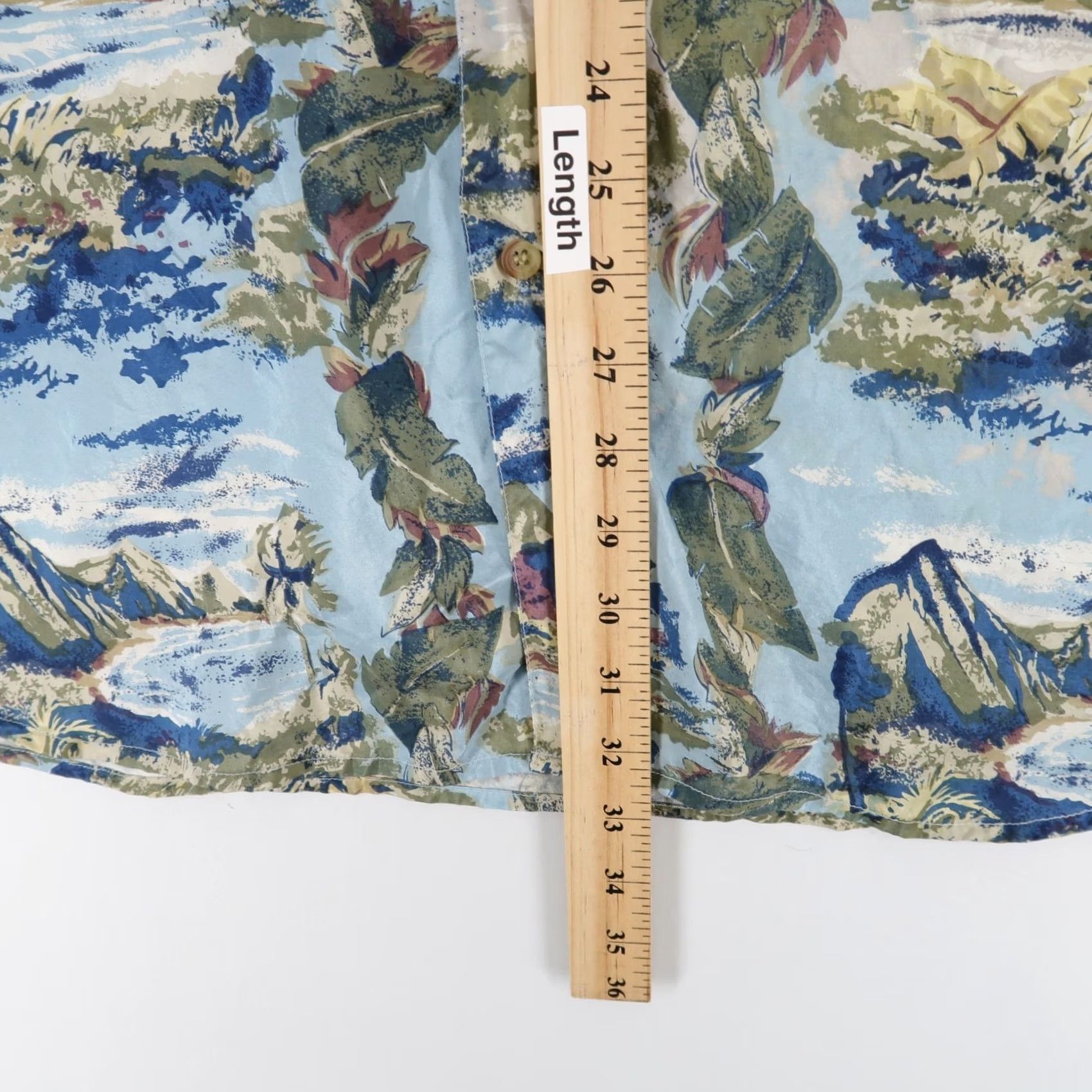 Hilo Hattie Hilo Hattie Shirt Mens XL Blue Print Silk Hawaiian Button Up Short Sleeve Island Floral Size US XL / EU 56 / 4 - 4 Thumbnail