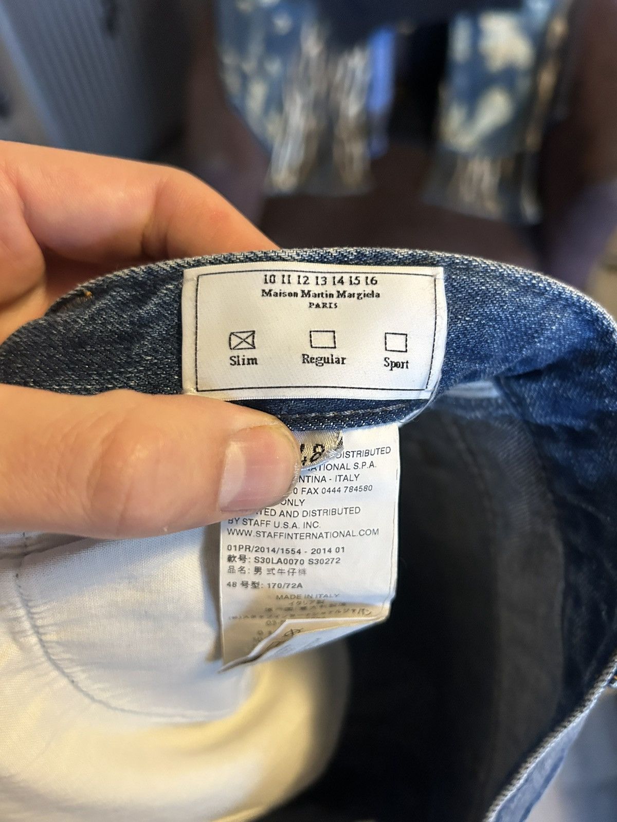 Maison Margiela Maison Martin Margiela Line 10 Slim Jeans - Size 48 Size US 32 / EU 48 - 12 Thumbnail