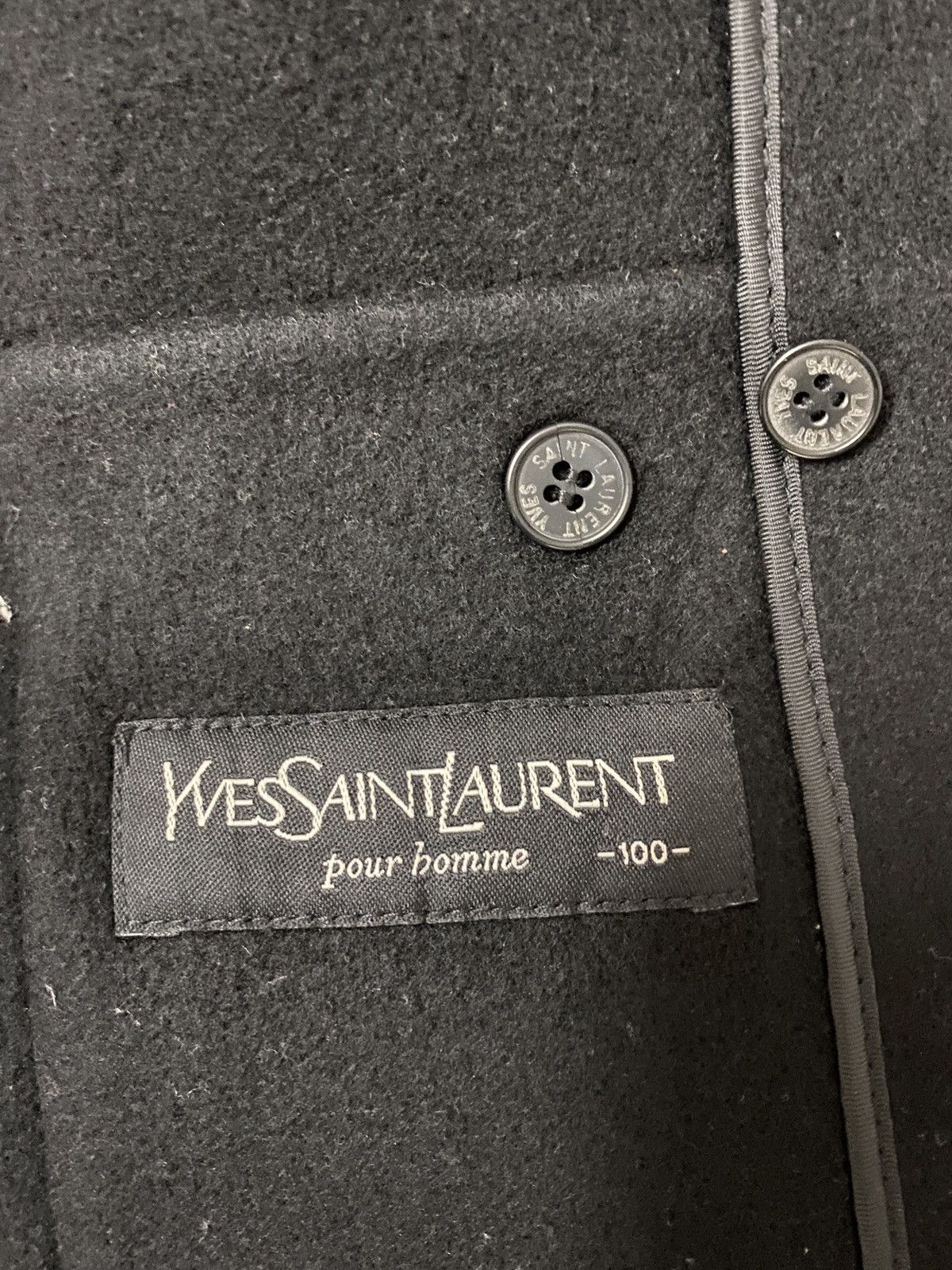 Yves Saint Laurent Yves Saint Laurent Wool Jacket Size US L / EU 52-54 / 3 - 20 Thumbnail