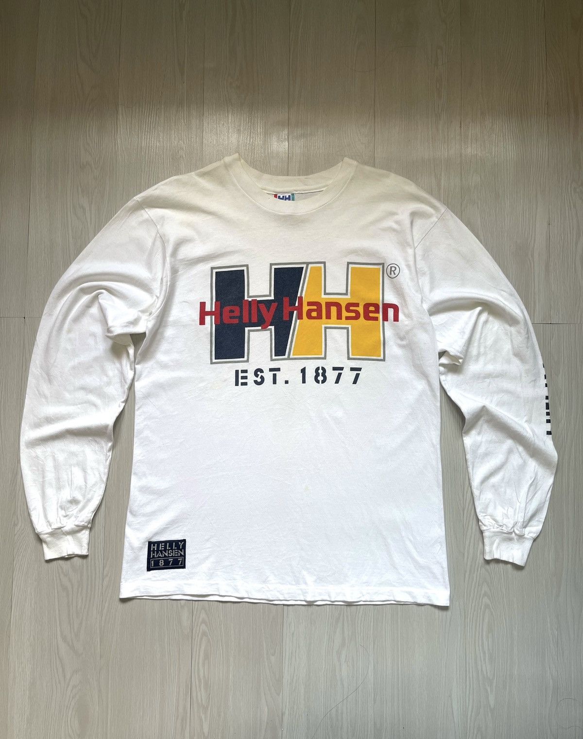 Helly Hansen Vintage HELLY HANSEN Est 1877 Longsleeve Size US L / EU 52-54 / 3 - 1 Thumbnail