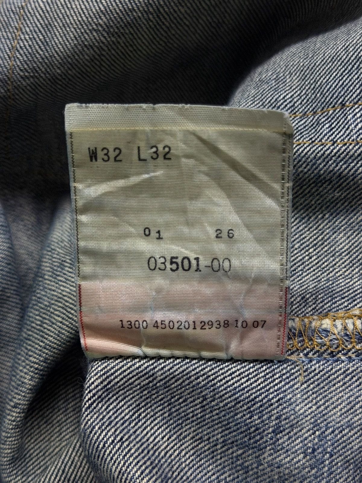 Levi's Vintage 00s Levi’s 501 Japan Exclusive Vintage Faded Denim Size US 32 / EU 48 - 13 Thumbnail