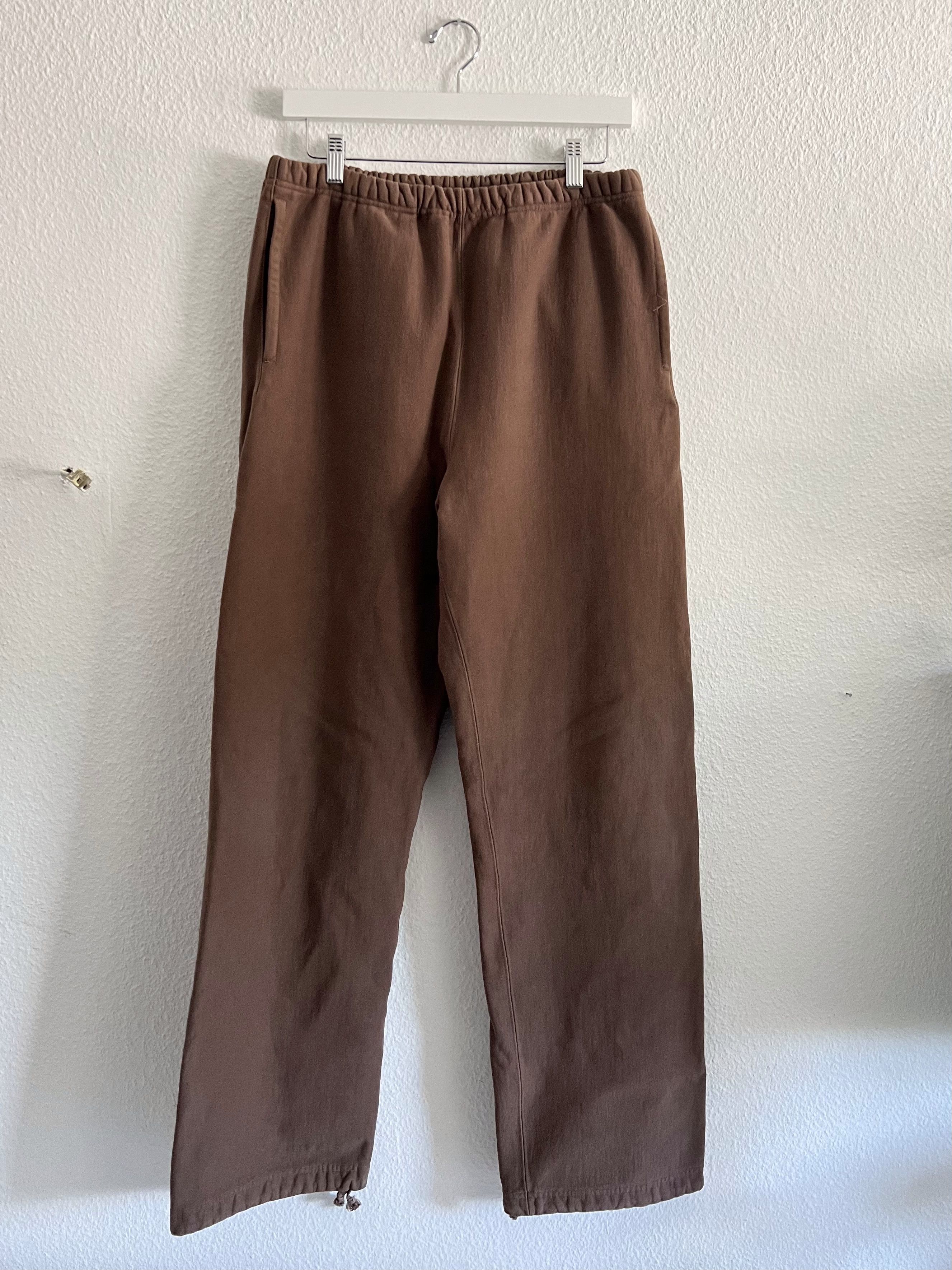 Auralee Auralee Super Milled Sweat Pants Brown Made in Japan Size US 34 / EU 50 - 1 Thumbnail