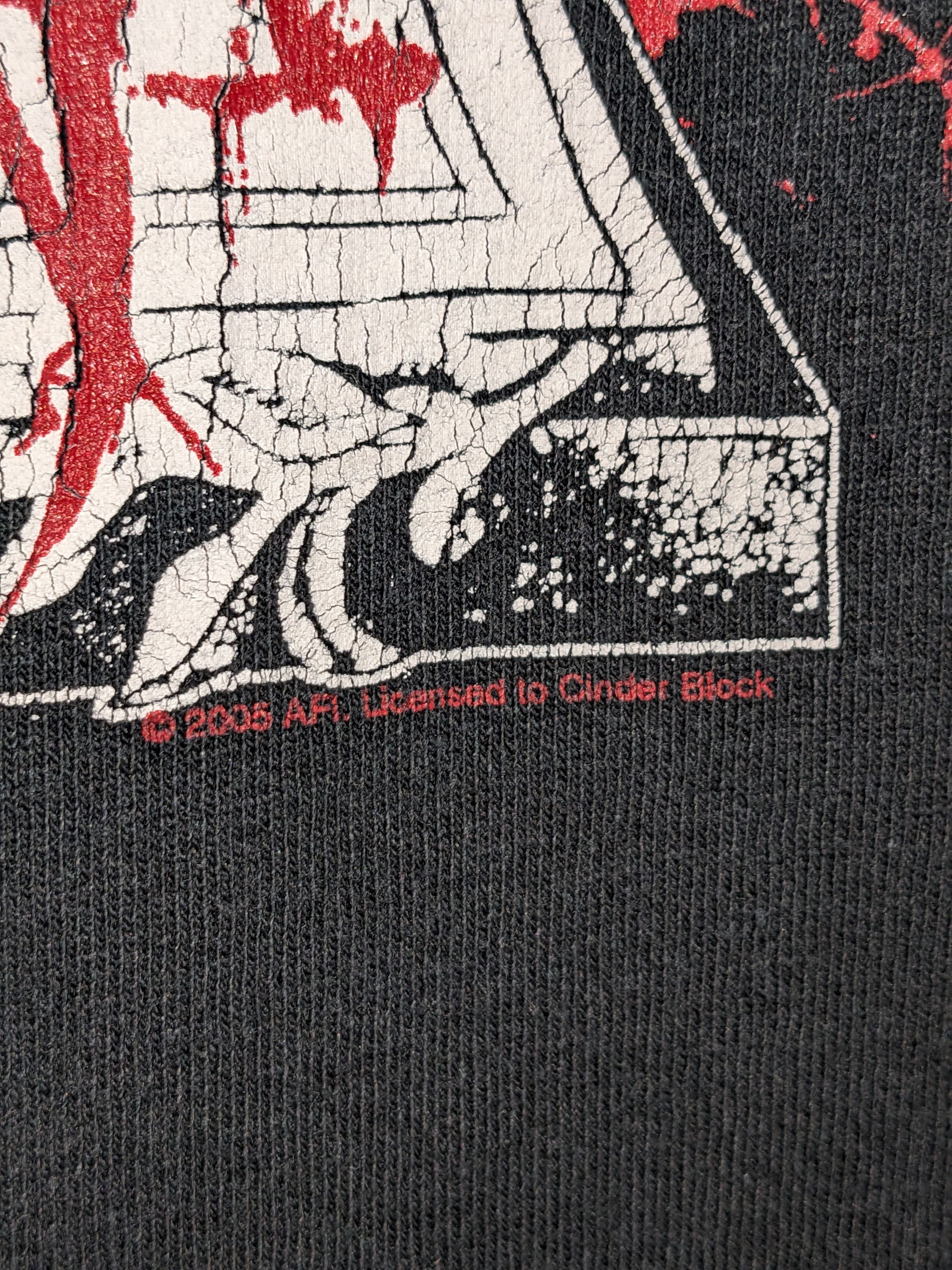 Band Tees Vintage 2005 AFI Cinder Block Post Hardcore Small T-Shirt Size US S / EU 44-46 / 1 - 3 Thumbnail