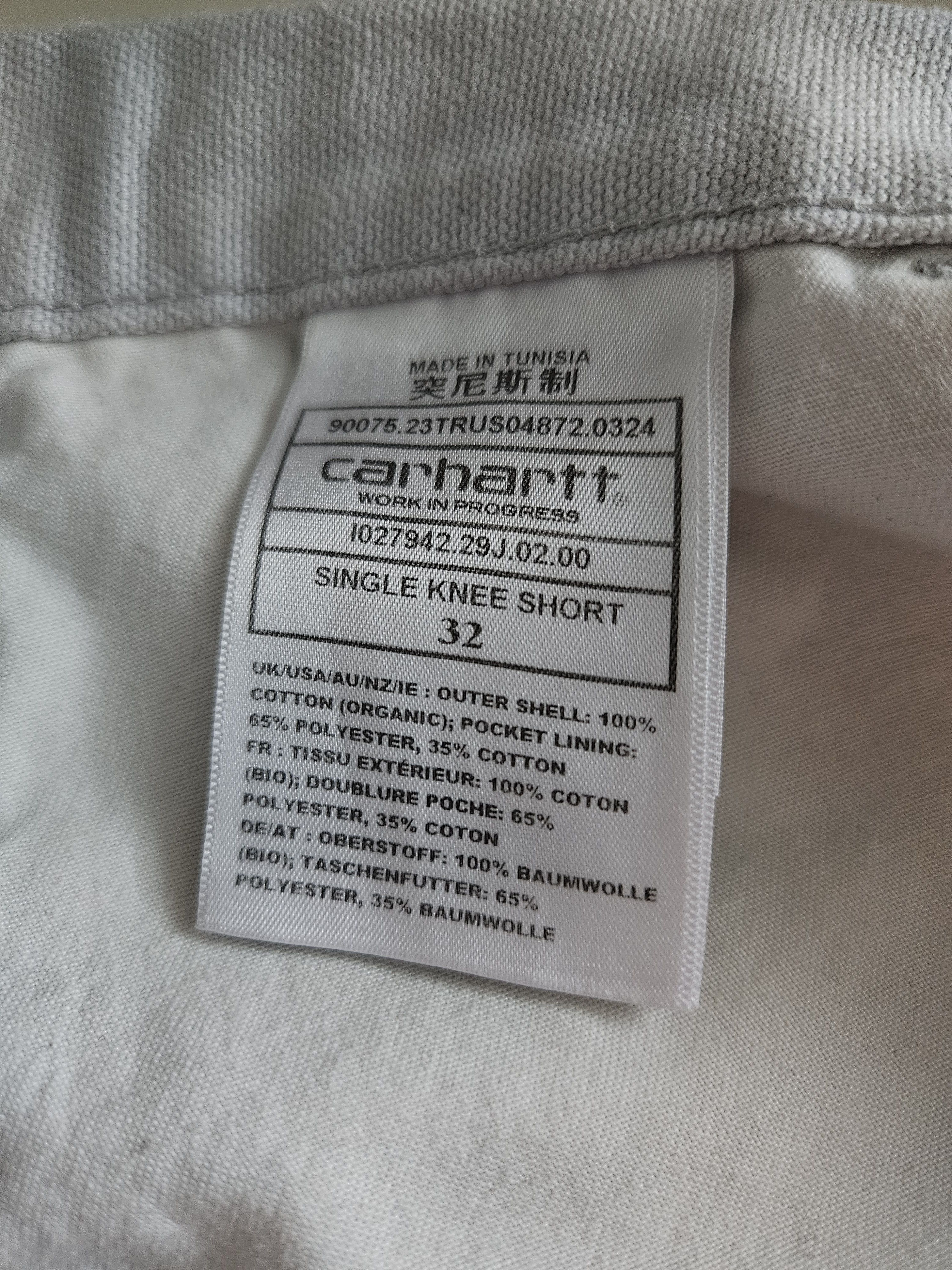 Carhartt Wip Single Knee Short Basalt Size US 32 / EU 48 - 5 Thumbnail