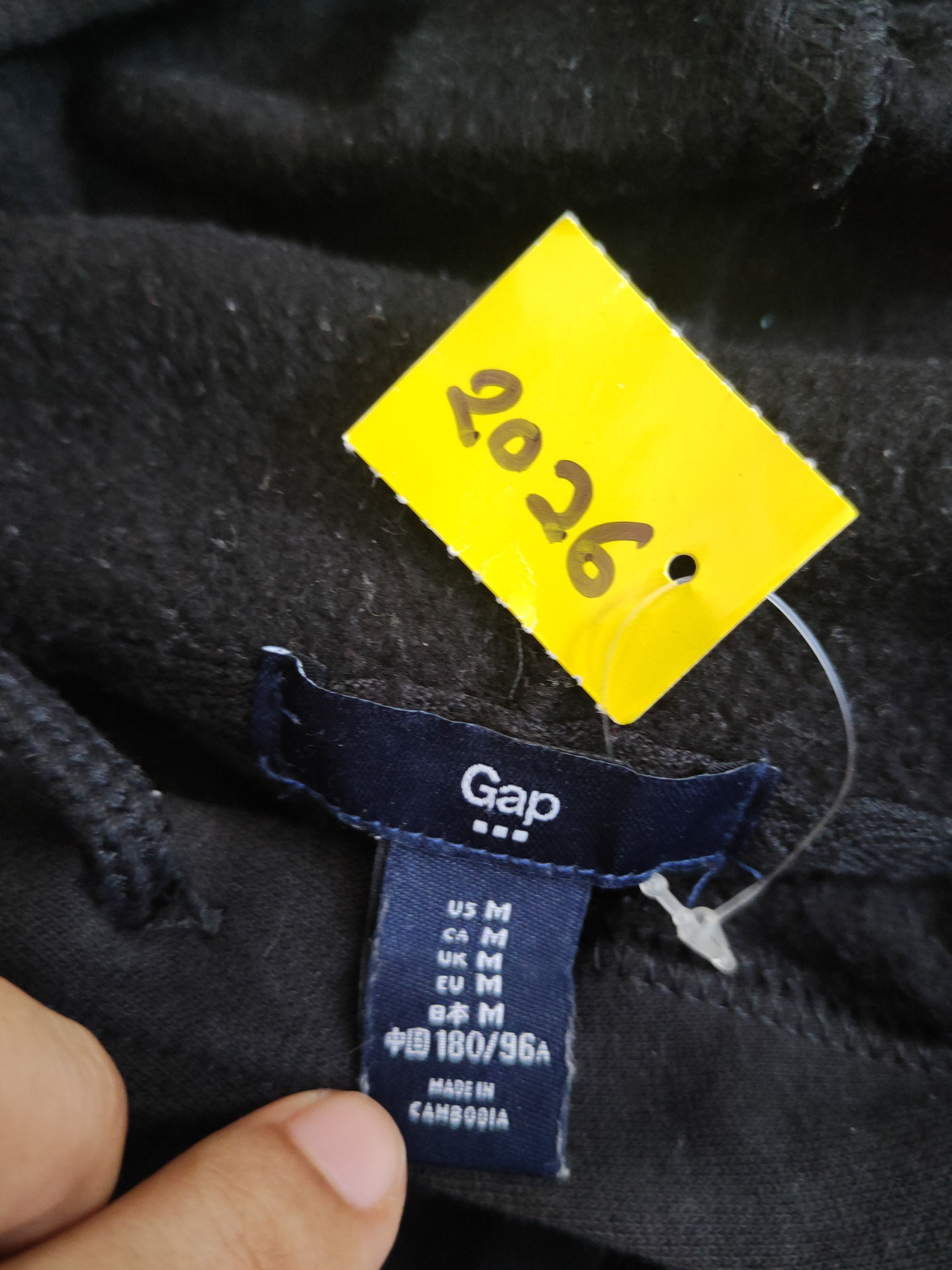 Japanese Brand DL Gap Black Hoodie Sweatshirts #2026 Size US M / EU 48-50 / 2 - 13 Thumbnail
