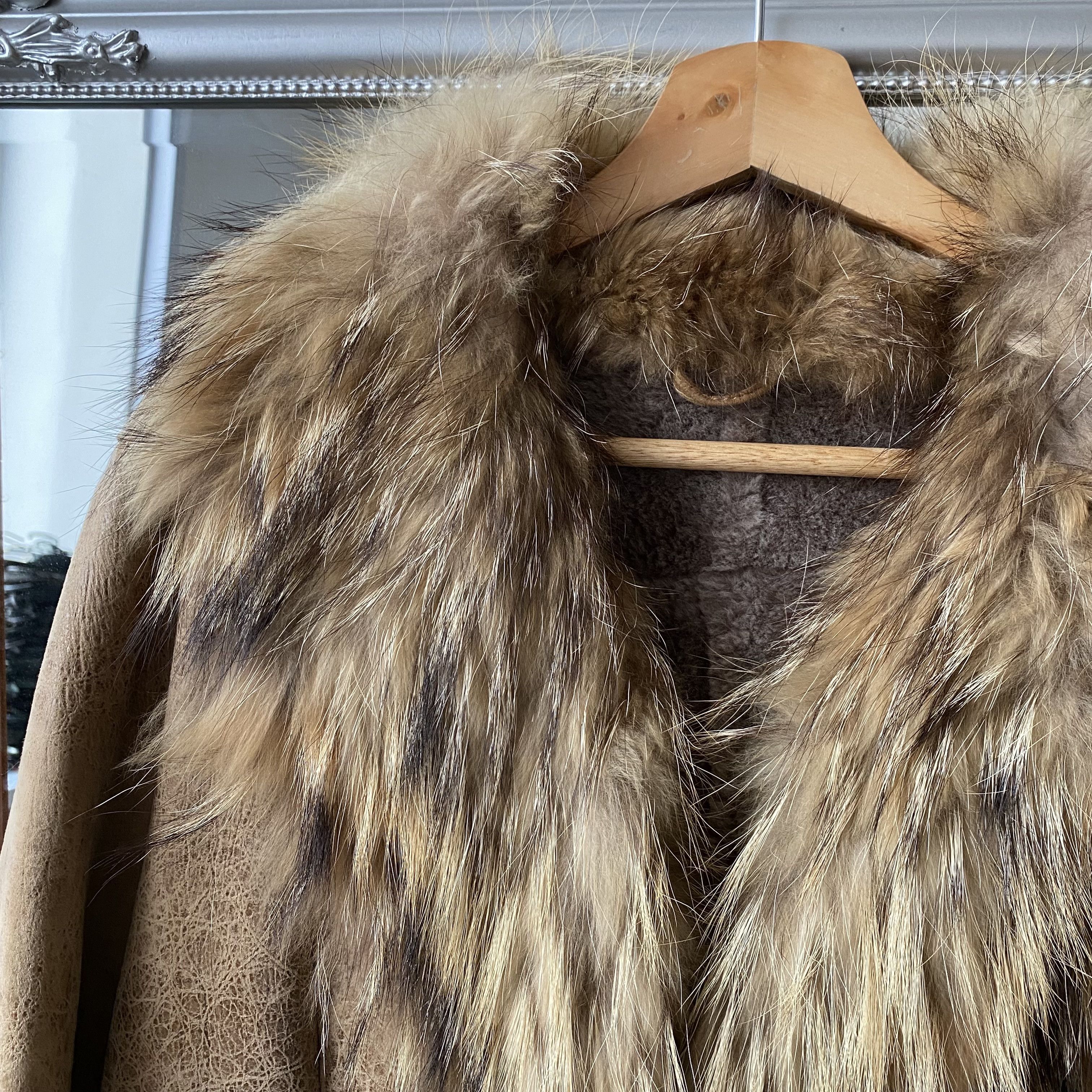 If Six Was Nine Y2K Vintage 2000s Real Fur Shepkins coat bandage Avant-garde Size L / US 10 / IT 46 - 11 Thumbnail