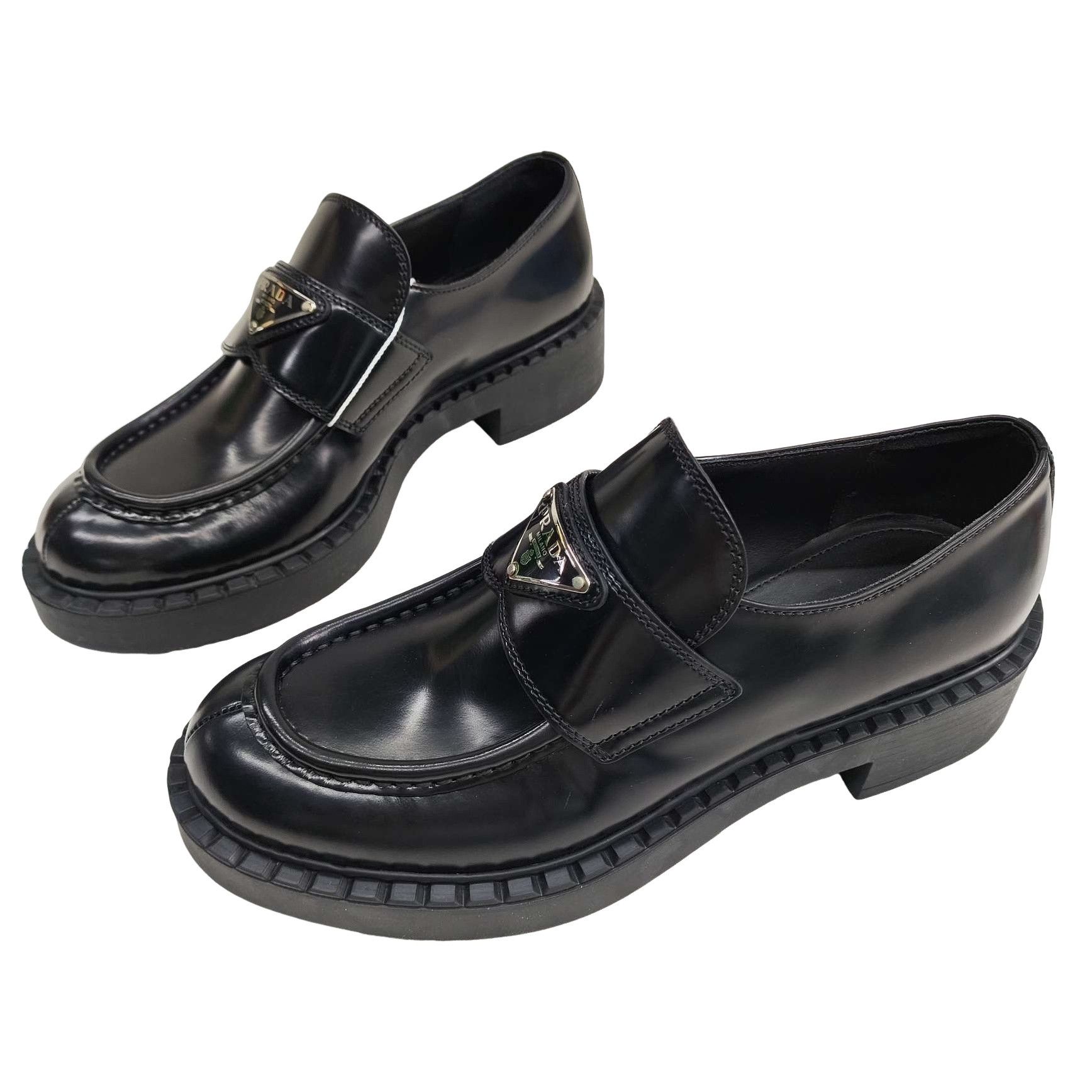 Prada Prada Logo Platform Loafers Size 36.5 Size US 6.5 / IT 36.5 - 1 Thumbnail